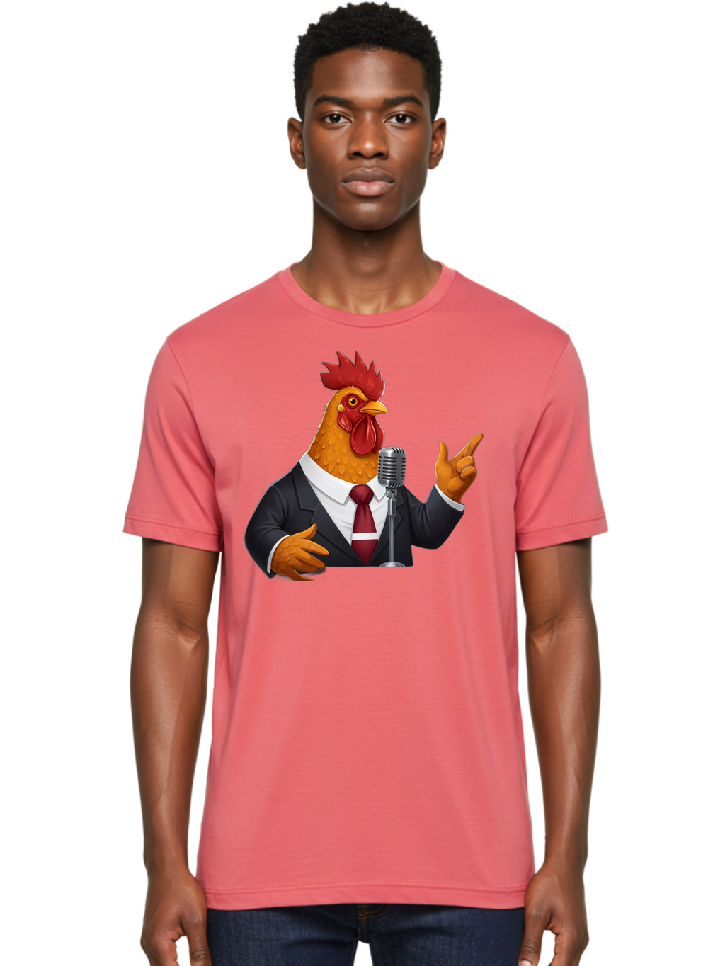 Chicken-In-Suit Men'S Graphic Tee, 100% Cotton, Comfortable Casual Summer Wear, Machine Washable, Vintage Camera, Old Camera, Antique Camera, Black Camera, Classic Photography, Photography Equipment, Nostalgic Device, Film Camera, Camera Art Bag282