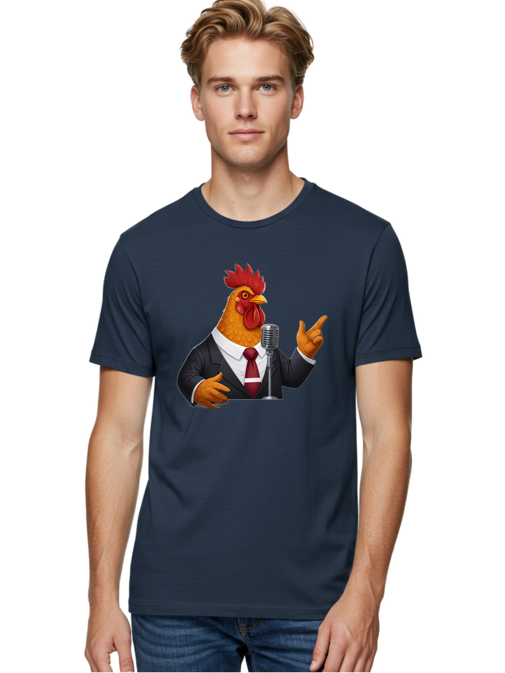 Chicken-In-Suit Men'S Graphic Tee, 100% Cotton, Comfortable Casual Summer Wear, Machine Washable, Vintage Camera, Old Camera, Antique Camera, Black Camera, Classic Photography, Photography Equipment, Nostalgic Device, Film Camera, Camera Art Bag282