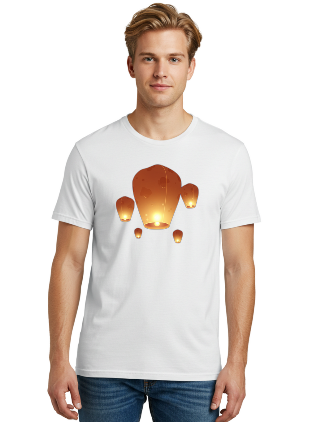 Chinese-Lanterns Men'S Graphic Tee, 100% Cotton, Comfortable Casual Summer Wear, Machine Washable, Vintage Camera, Old Camera, Antique Camera, Black Camera, Classic Photography, Photography Equipment, Nostalgic Device, Film Camera, Camera Art Bag285