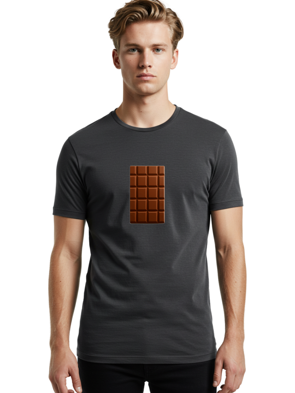 Chocolate-Bar Men'S Graphic Tee, 100% Cotton, Comfortable Casual Summer Wear, Machine Washable, Vintage Camera, Old Camera, Antique Camera, Black Camera, Classic Photography, Photography Equipment, Nostalgic Device, Film Camera, Camera Art Bag287