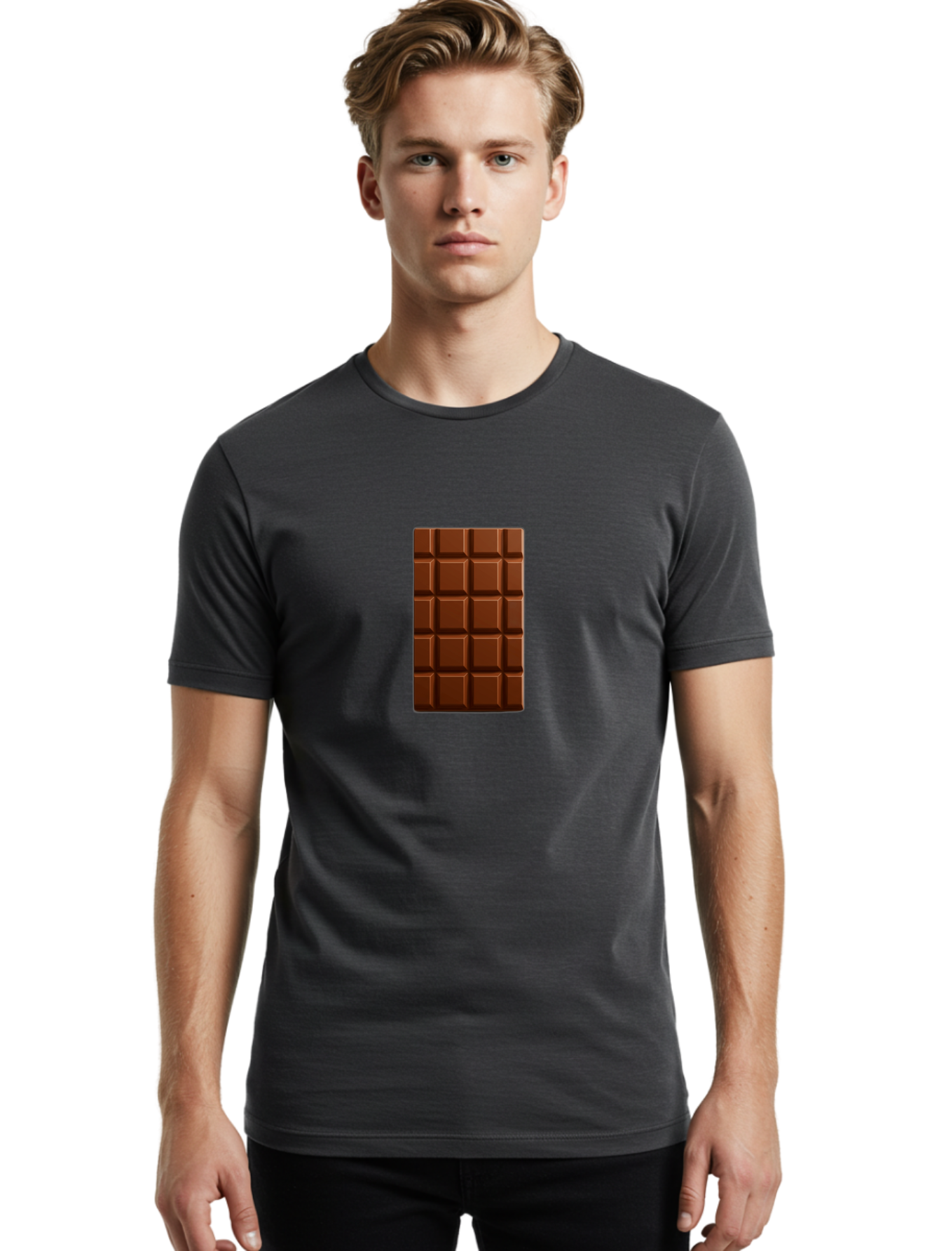 Chocolate-Bar Men'S Graphic Tee, 100% Cotton, Comfortable Casual Summer Wear, Machine Washable, Vintage Camera, Old Camera, Antique Camera, Black Camera, Classic Photography, Photography Equipment, Nostalgic Device, Film Camera, Camera Art Bag287