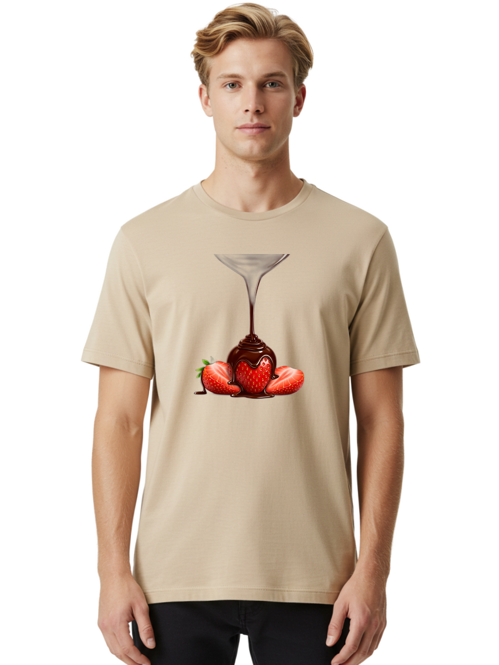 Chocolate-Covered-Strawberry Men'S Graphic Tee, 100% Cotton, Comfortable Casual Summer Wear, Machine Washable, Vintage Camera, Old Camera, Antique Camera, Black Camera, Classic Photography, Photography Equipment, Nostalgic Device, Film Camera, Bag288
