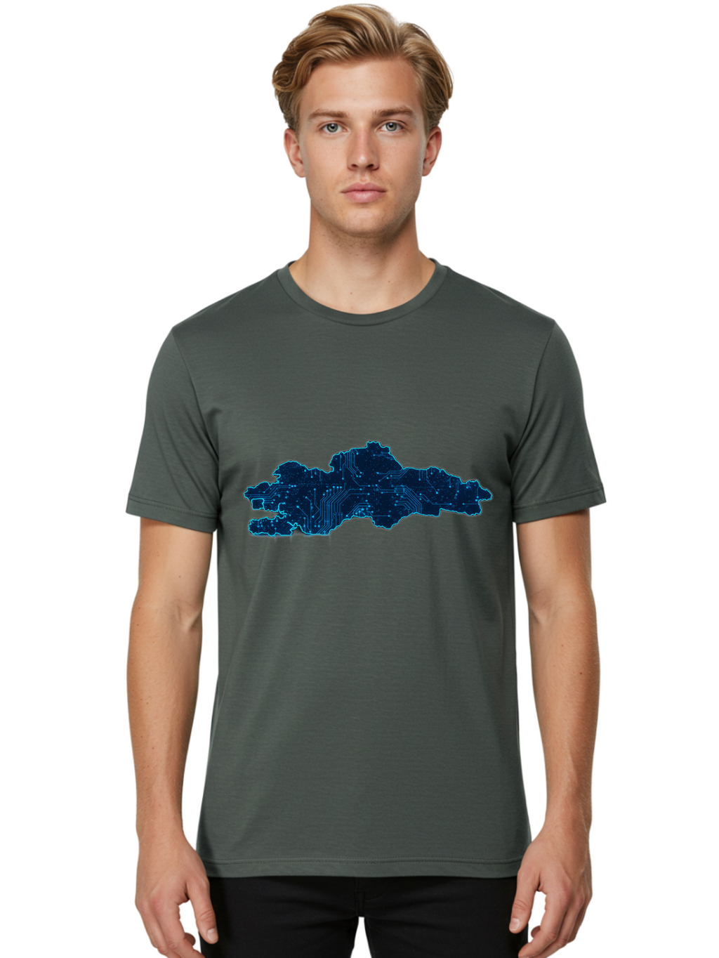 Circuit-Board-Map Men'S Graphic Tee, 100% Cotton, Comfortable Casual Summer Wear, Machine Washable, Vintage Camera, Old Camera, Antique Camera, Black Camera, Classic Photography, Photography Equipment, Nostalgic Device, Film Camera, Camera Art Bag292