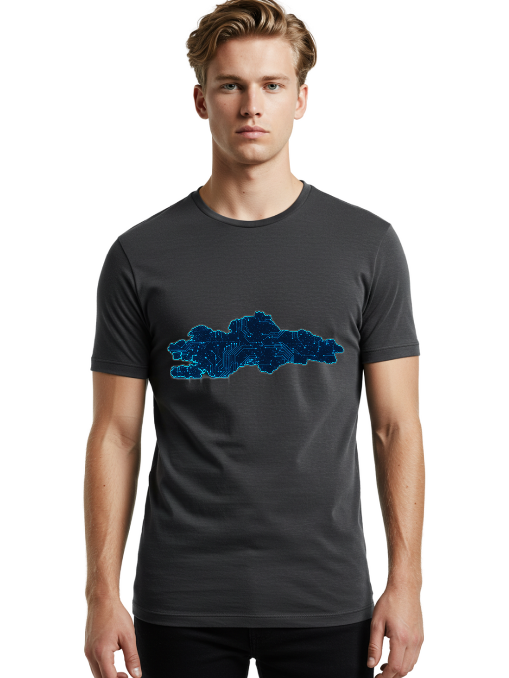 Circuit-Board-Map Men'S Graphic Tee, 100% Cotton, Comfortable Casual Summer Wear, Machine Washable, Vintage Camera, Old Camera, Antique Camera, Black Camera, Classic Photography, Photography Equipment, Nostalgic Device, Film Camera, Camera Art Bag292
