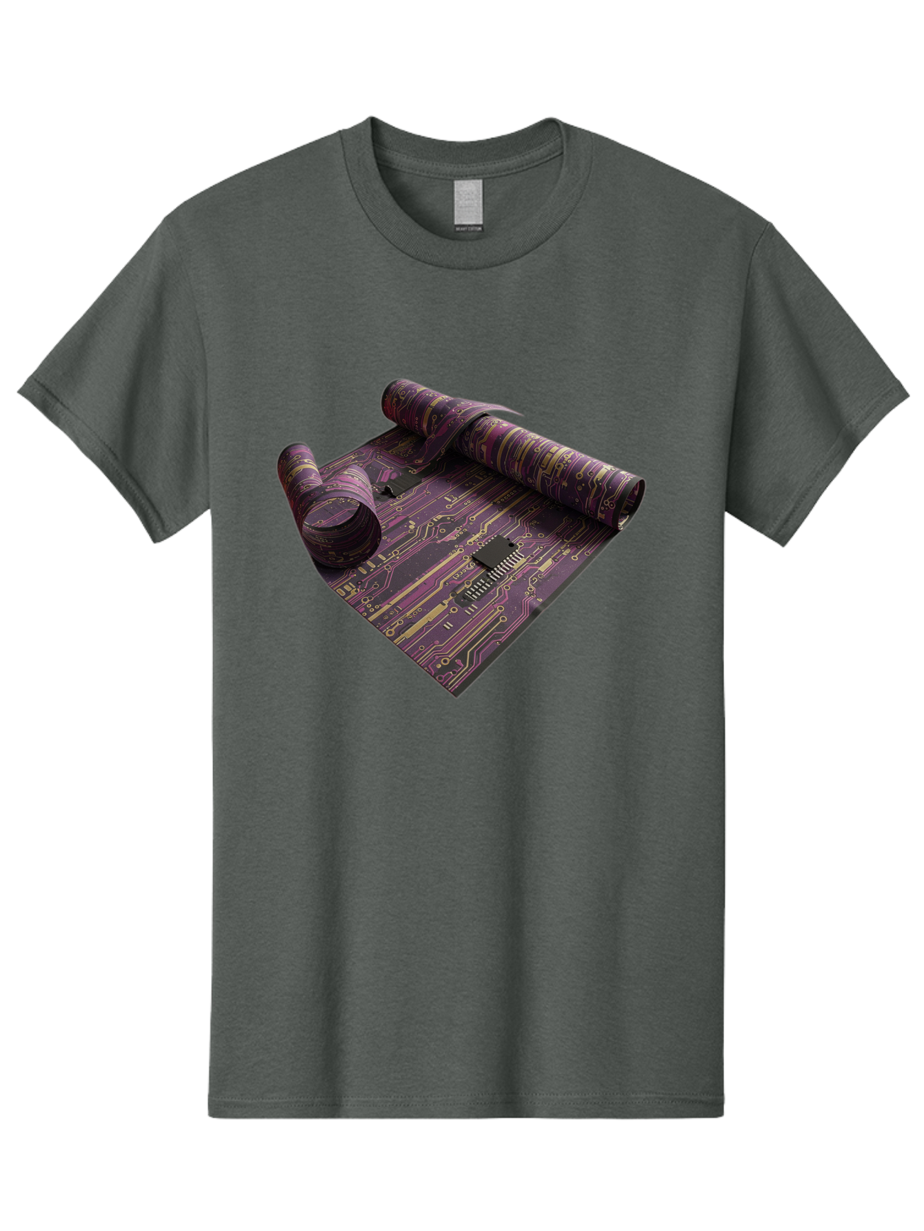 Circuit-Board-Rug Men'S Graphic Tee, 100% Cotton, Comfortable Casual Summer Wear, Machine Washable, Vintage Camera, Old Camera, Antique Camera, Black Camera, Classic Photography, Photography Equipment, Nostalgic Device, Film Camera, Camera Art Bag293