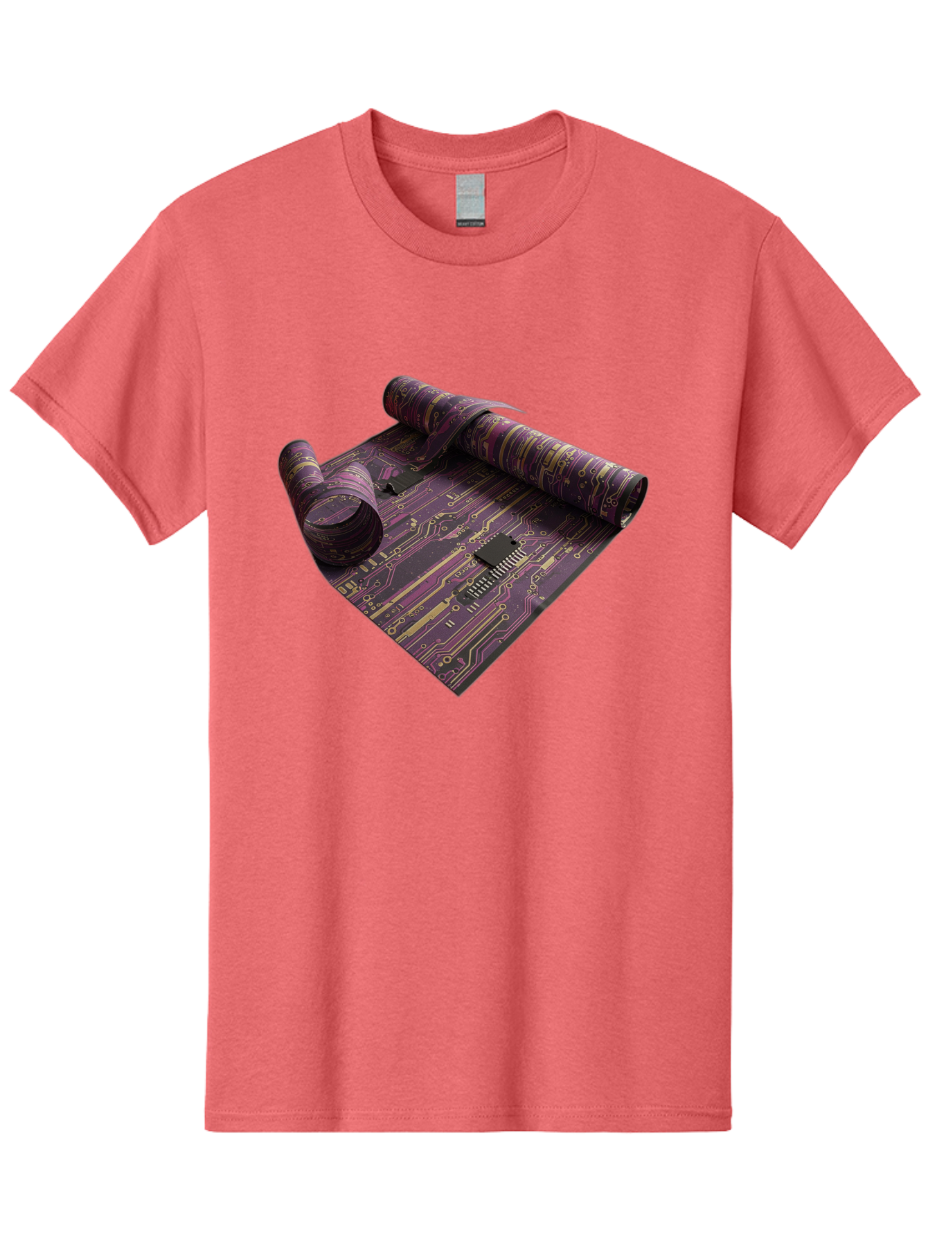 Circuit-Board-Rug Men'S Graphic Tee, 100% Cotton, Comfortable Casual Summer Wear, Machine Washable, Vintage Camera, Old Camera, Antique Camera, Black Camera, Classic Photography, Photography Equipment, Nostalgic Device, Film Camera, Camera Art Bag293