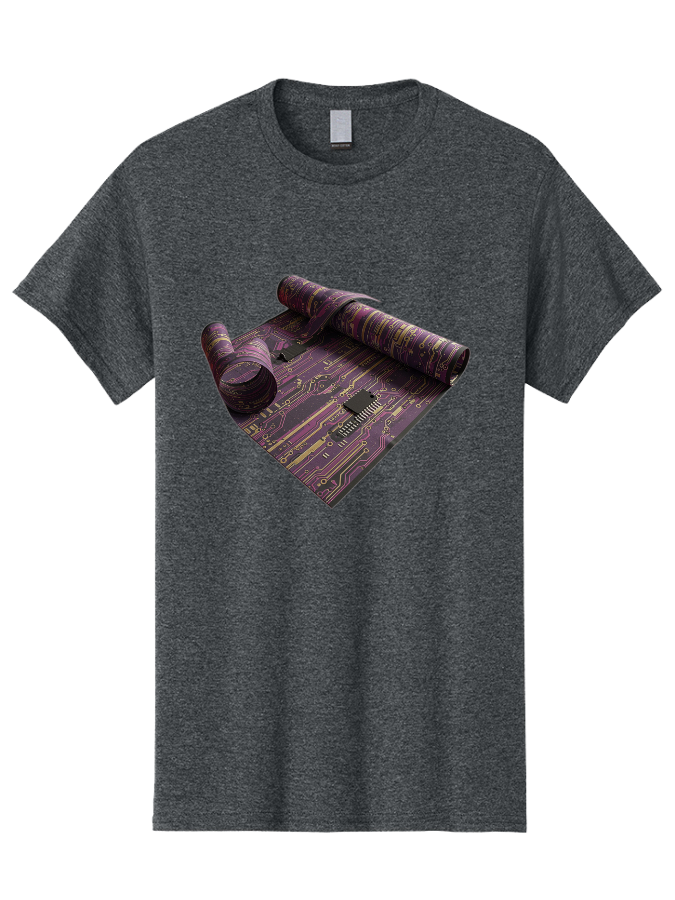 Circuit-Board-Rug Men'S Graphic Tee, 100% Cotton, Comfortable Casual Summer Wear, Machine Washable, Vintage Camera, Old Camera, Antique Camera, Black Camera, Classic Photography, Photography Equipment, Nostalgic Device, Film Camera, Camera Art Bag293