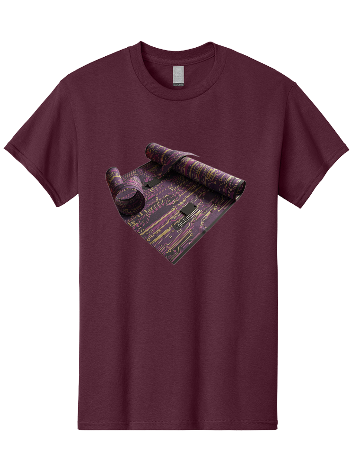 Circuit-Board-Rug Men'S Graphic Tee, 100% Cotton, Comfortable Casual Summer Wear, Machine Washable, Vintage Camera, Old Camera, Antique Camera, Black Camera, Classic Photography, Photography Equipment, Nostalgic Device, Film Camera, Camera Art Bag293