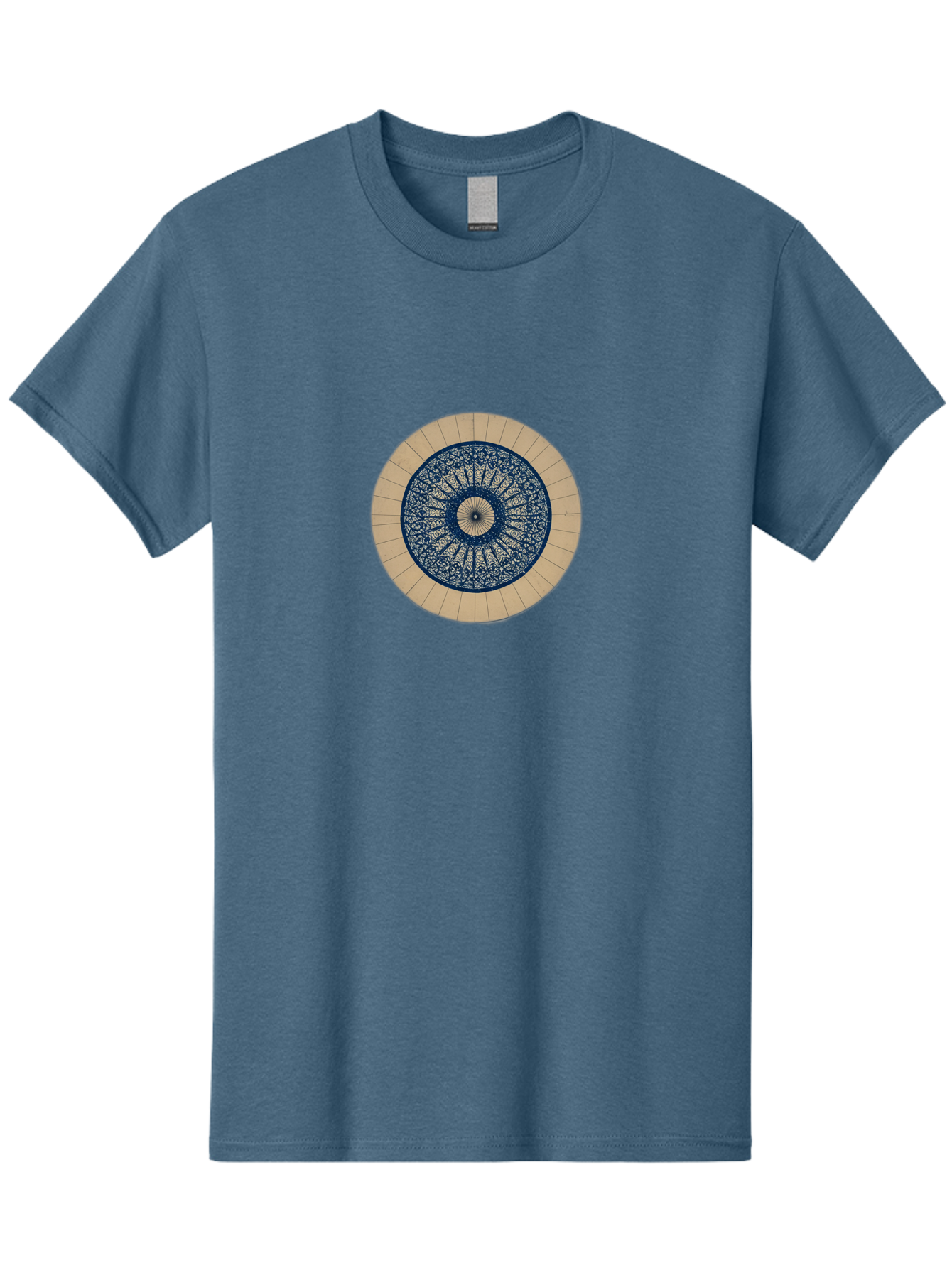 Circular-Pattern Men'S Graphic Tee, 100% Cotton, Comfortable Casual Summer Wear, Machine Washable, Vintage Camera, Old Camera, Antique Camera, Black Camera, Classic Photography, Photography Equipment, Nostalgic Device, Film Camera, Camera Art Bag295