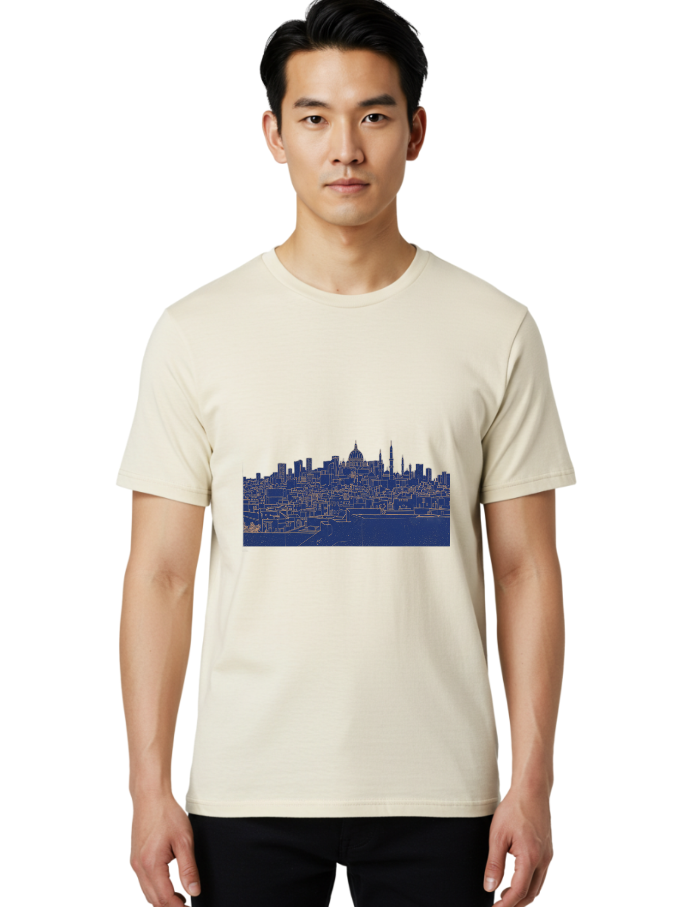 City-Skyline Men'S Graphic Tee, 100% Cotton, Comfortable Casual Summer Wear, Machine Washable, Vintage Camera, Old Camera, Antique Camera, Black Camera, Classic Photography, Photography Equipment, Nostalgic Device, Film Camera, Camera Art Bag298