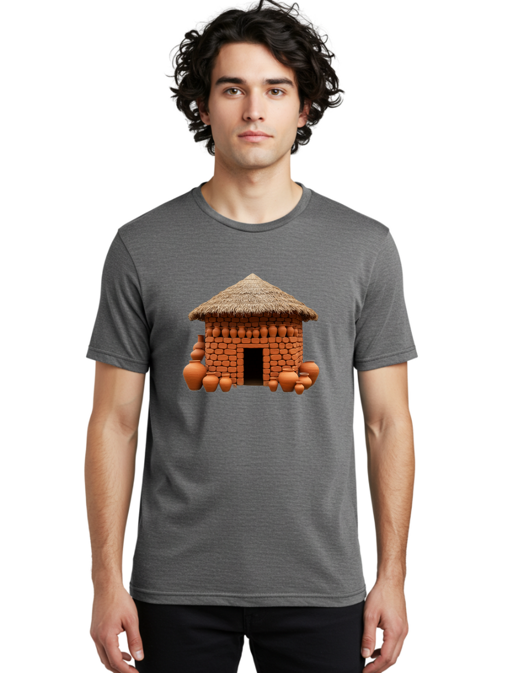 Clay-Hut Men'S Graphic Tee, 100% Cotton, Comfortable Casual Summer Wear, Machine Washable, Vintage Camera, Old Camera, Antique Camera, Black Camera, Classic Photography, Photography Equipment, Nostalgic Device, Film Camera, Camera Art Bag301