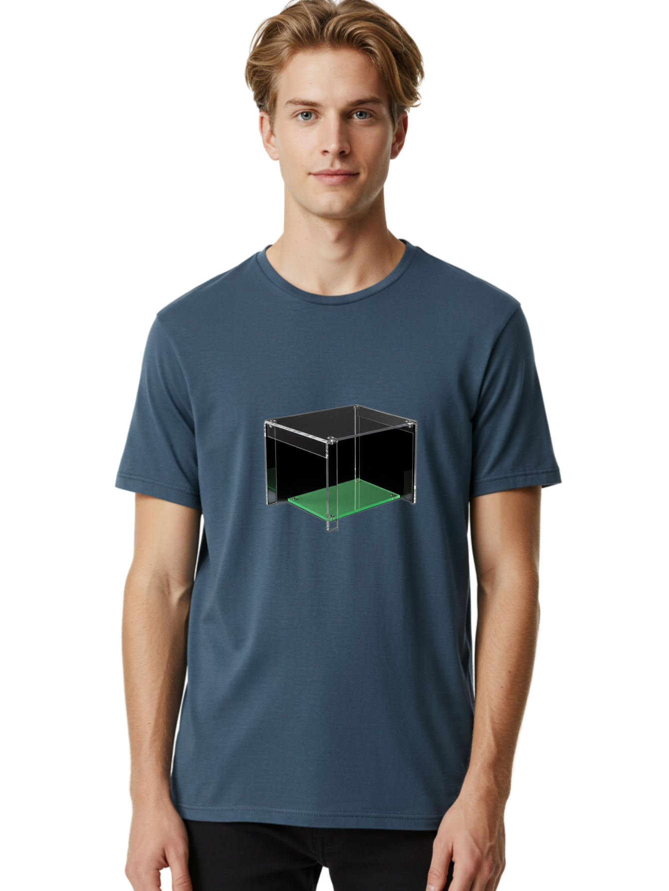 Clear-Display-Box Men'S Graphic Tee, 100% Cotton, Comfortable Casual Summer Wear, Machine Washable, Vintage Camera, Old Camera, Antique Camera, Black Camera, Classic Photography, Photography Equipment, Nostalgic Device, Film Camera, Camera Art Bag303