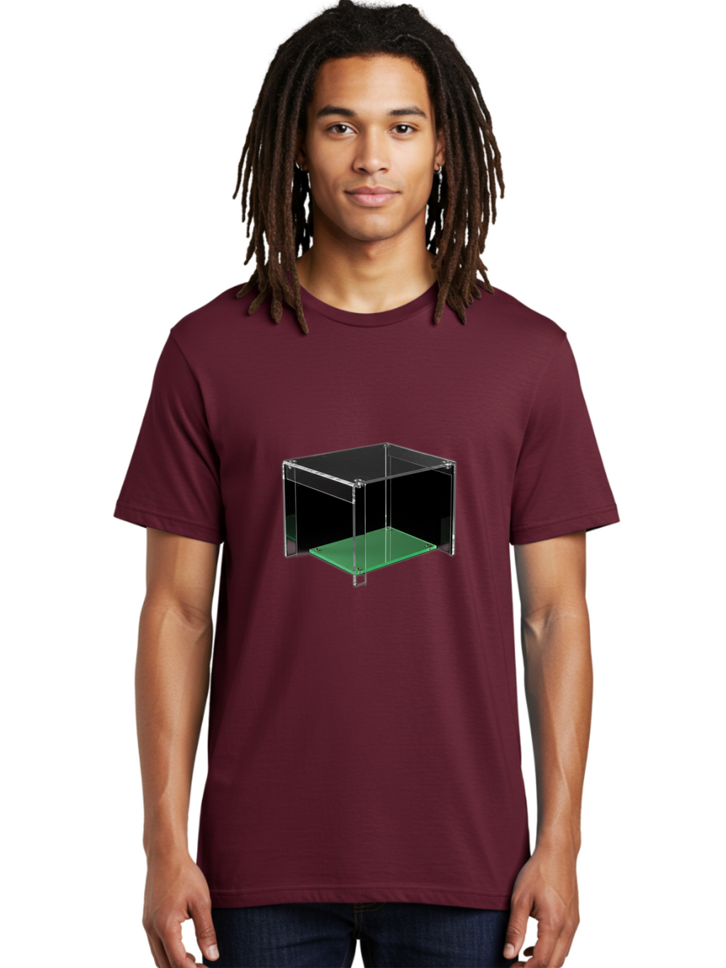 Clear-Display-Box Men'S Graphic Tee, 100% Cotton, Comfortable Casual Summer Wear, Machine Washable, Vintage Camera, Old Camera, Antique Camera, Black Camera, Classic Photography, Photography Equipment, Nostalgic Device, Film Camera, Camera Art Bag303