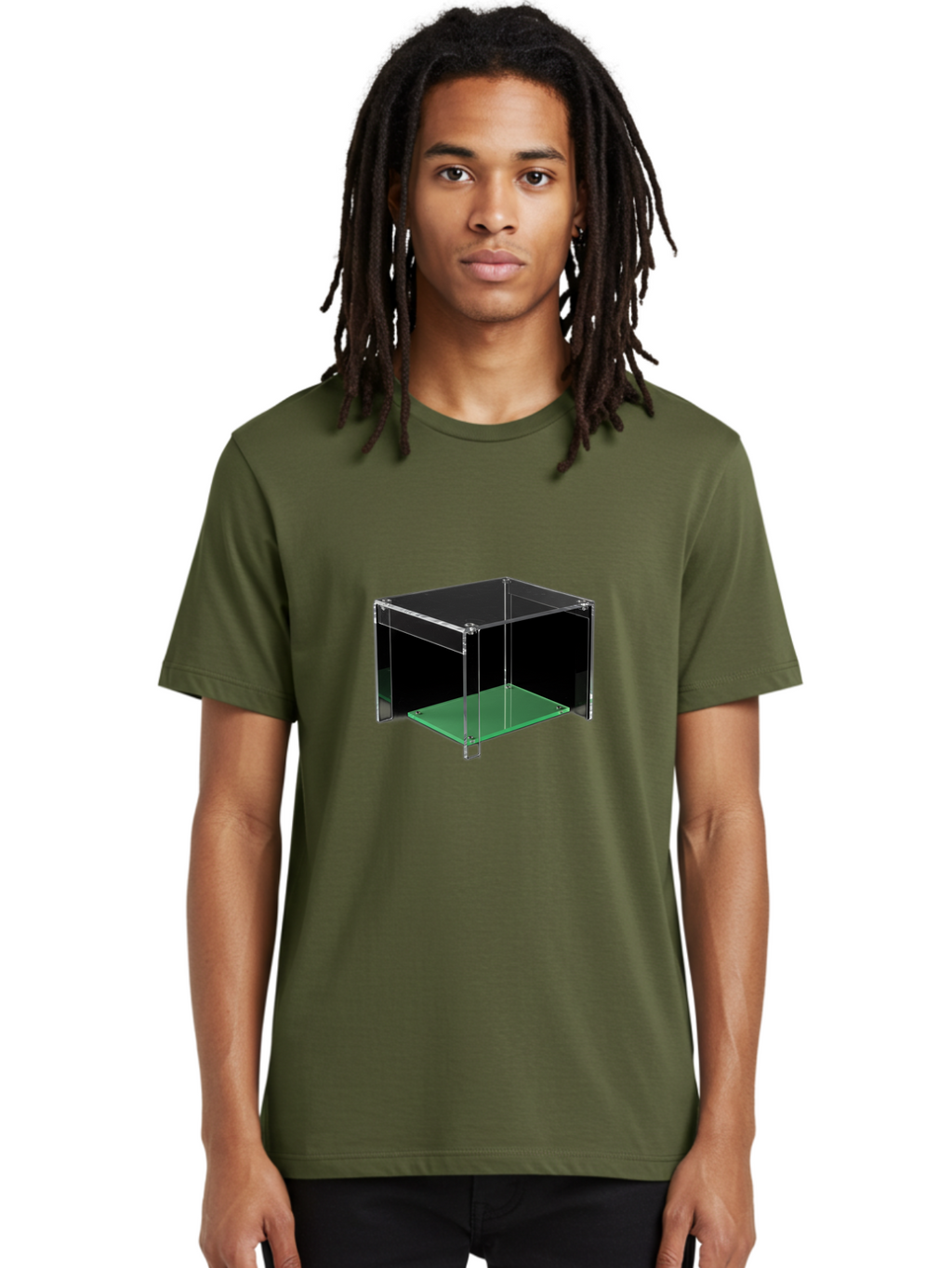 Clear-Display-Box Men'S Graphic Tee, 100% Cotton, Comfortable Casual Summer Wear, Machine Washable, Vintage Camera, Old Camera, Antique Camera, Black Camera, Classic Photography, Photography Equipment, Nostalgic Device, Film Camera, Camera Art Bag303