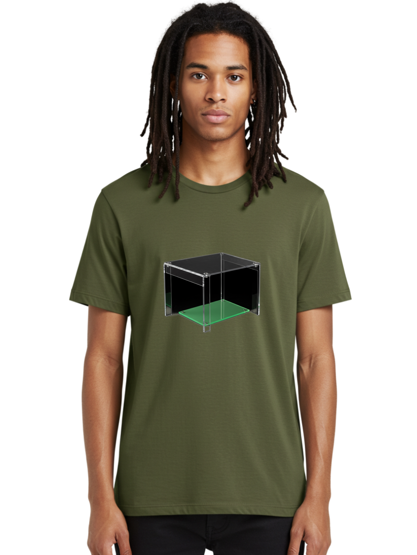 Clear-Display-Box Men'S Graphic Tee, 100% Cotton, Comfortable Casual Summer Wear, Machine Washable, Vintage Camera, Old Camera, Antique Camera, Black Camera, Classic Photography, Photography Equipment, Nostalgic Device, Film Camera, Camera Art Bag303