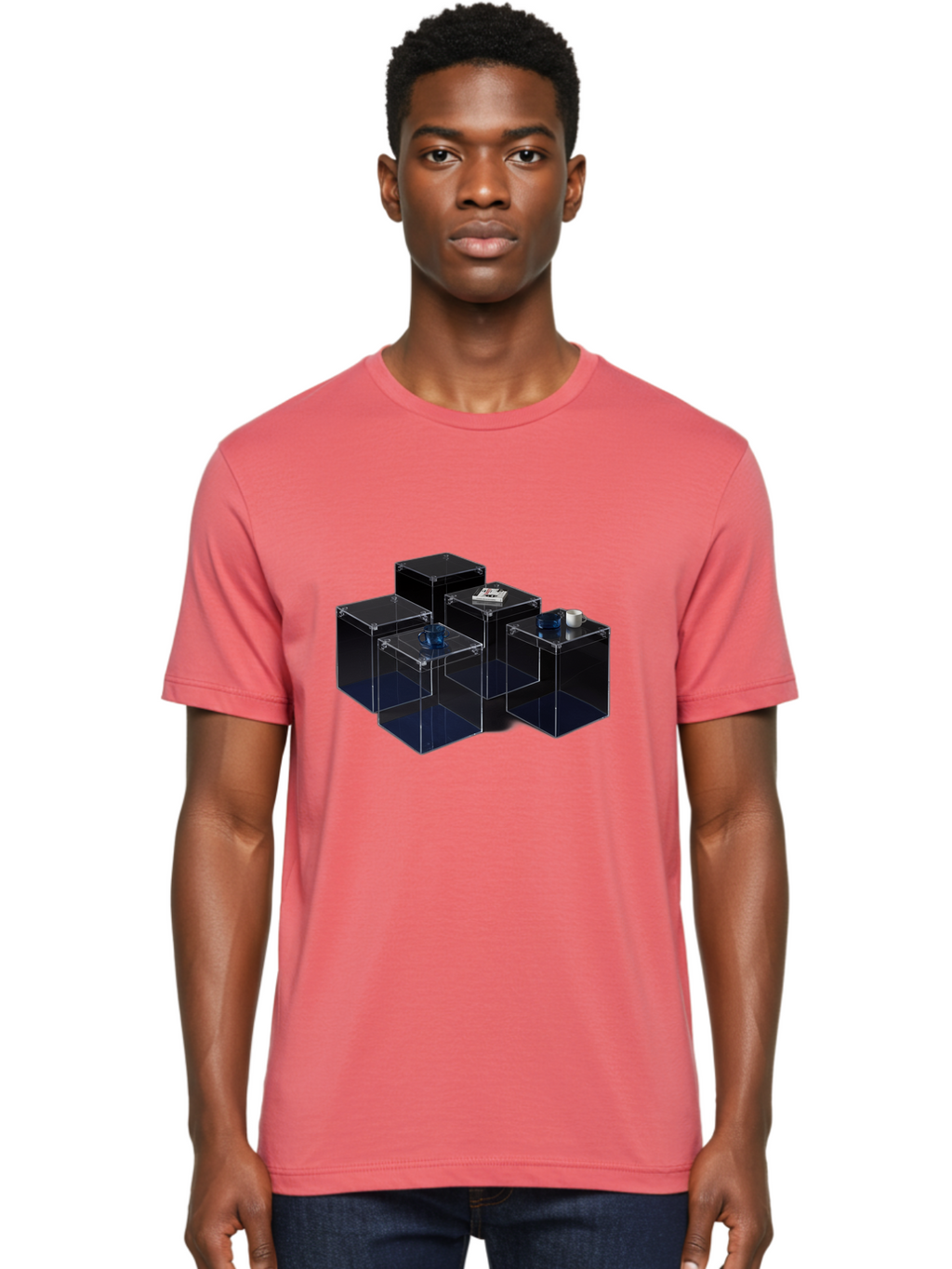 Clear-Plastic-Boxes Men'S Graphic Tee, 100% Cotton, Comfortable Casual Summer Wear, Machine Washable, Vintage Camera, Old Camera, Antique Camera, Black Camera, Classic Photography, Photography Equipment, Nostalgic Device, Film Camera, Bag304