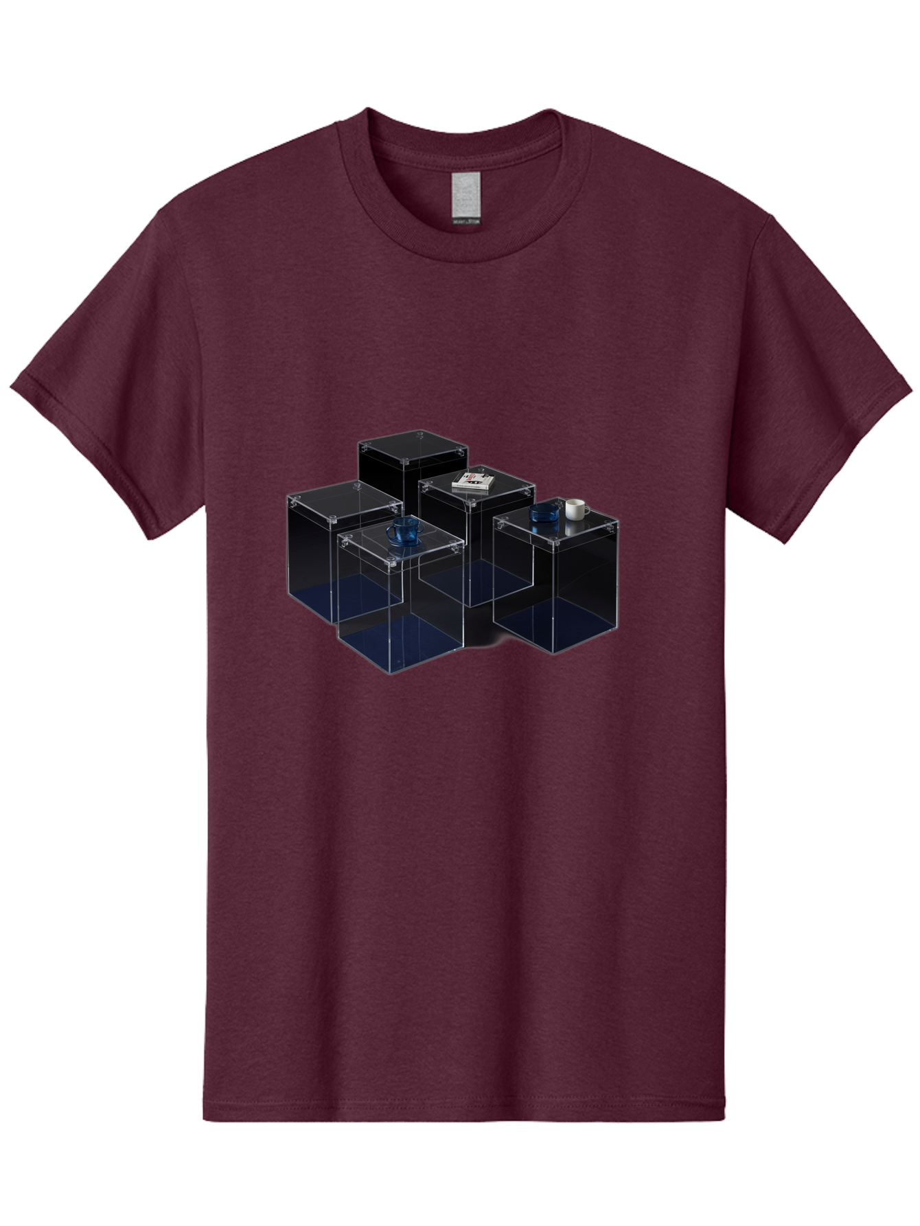 Clear-Plastic-Boxes Men'S Graphic Tee, 100% Cotton, Comfortable Casual Summer Wear, Machine Washable, Vintage Camera, Old Camera, Antique Camera, Black Camera, Classic Photography, Photography Equipment, Nostalgic Device, Film Camera, Bag304