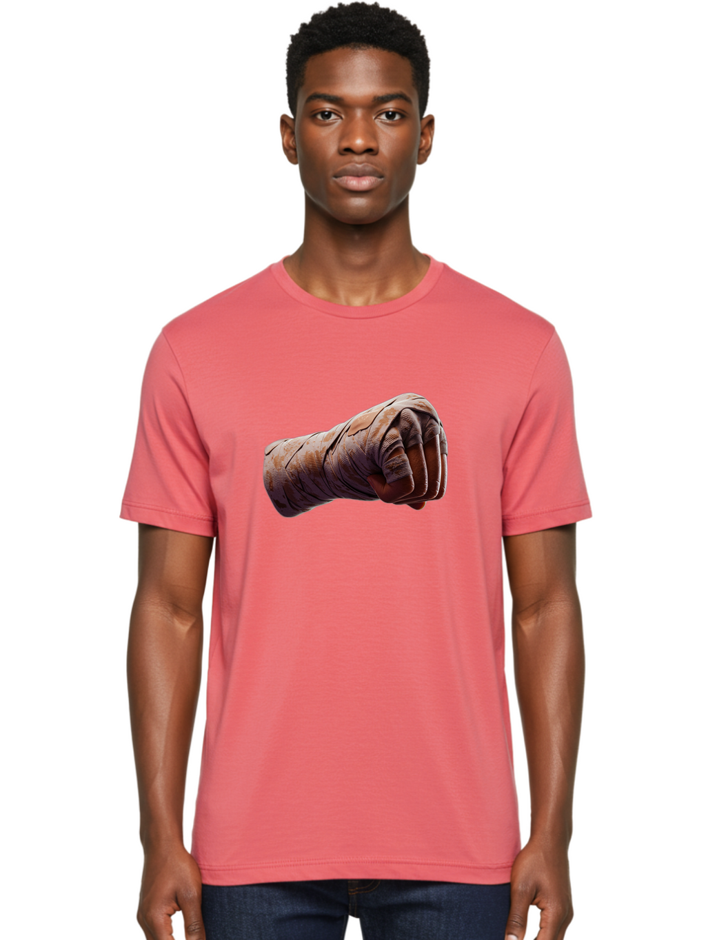 Clenched-Fist Men'S Graphic Tee, 100% Cotton, Comfortable Casual Summer Wear, Machine Washable, Vintage Camera, Old Camera, Antique Camera, Black Camera, Classic Photography, Photography Equipment, Nostalgic Device, Film Camera, Camera Art Bag306