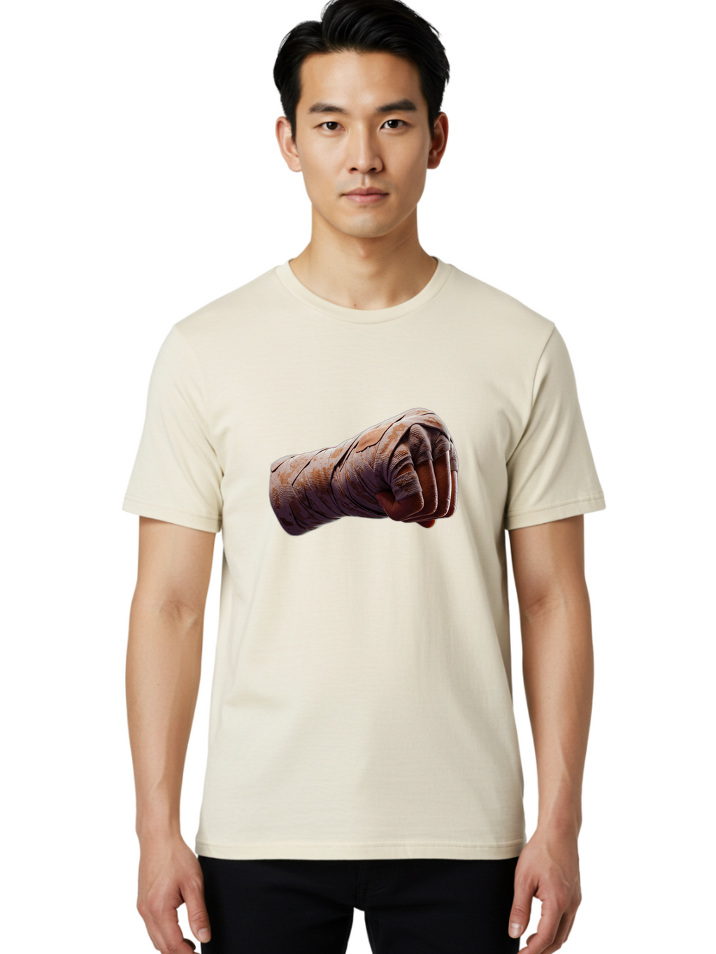 Clenched-Fist Men'S Graphic Tee, 100% Cotton, Comfortable Casual Summer Wear, Machine Washable, Vintage Camera, Old Camera, Antique Camera, Black Camera, Classic Photography, Photography Equipment, Nostalgic Device, Film Camera, Camera Art Bag306