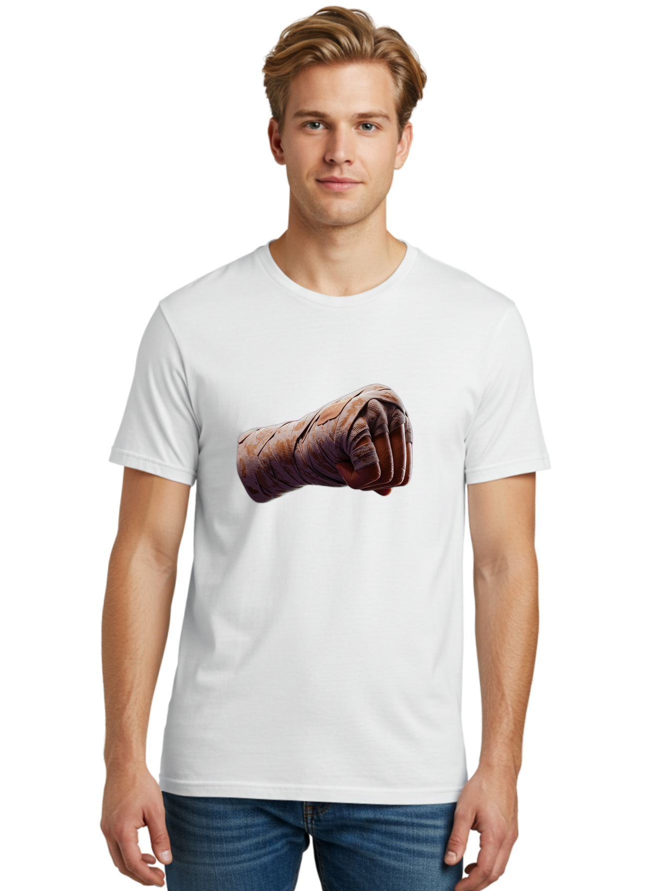 Clenched-Fist Men'S Graphic Tee, 100% Cotton, Comfortable Casual Summer Wear, Machine Washable, Vintage Camera, Old Camera, Antique Camera, Black Camera, Classic Photography, Photography Equipment, Nostalgic Device, Film Camera, Camera Art Bag306