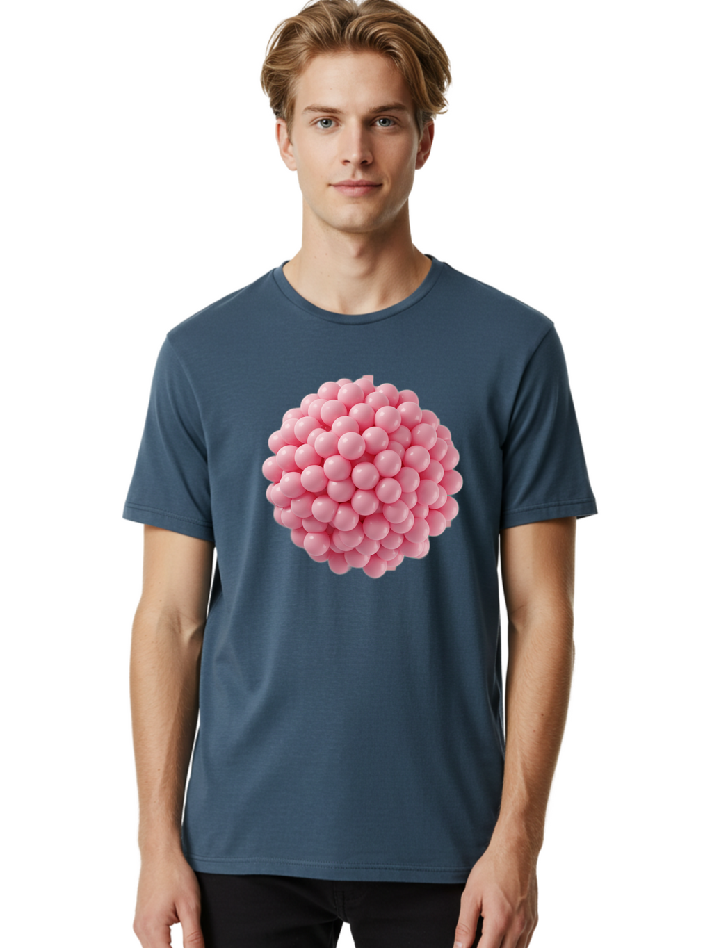 Cluster-Of-Pink-Spheres Men'S Graphic Tee, 100% Cotton, Comfortable Casual Summer Wear, Machine Washable, Vintage Camera, Old Camera, Antique Camera, Black Camera, Classic Photography, Photography Equipment, Nostalgic Device, Film Camera, Bag310