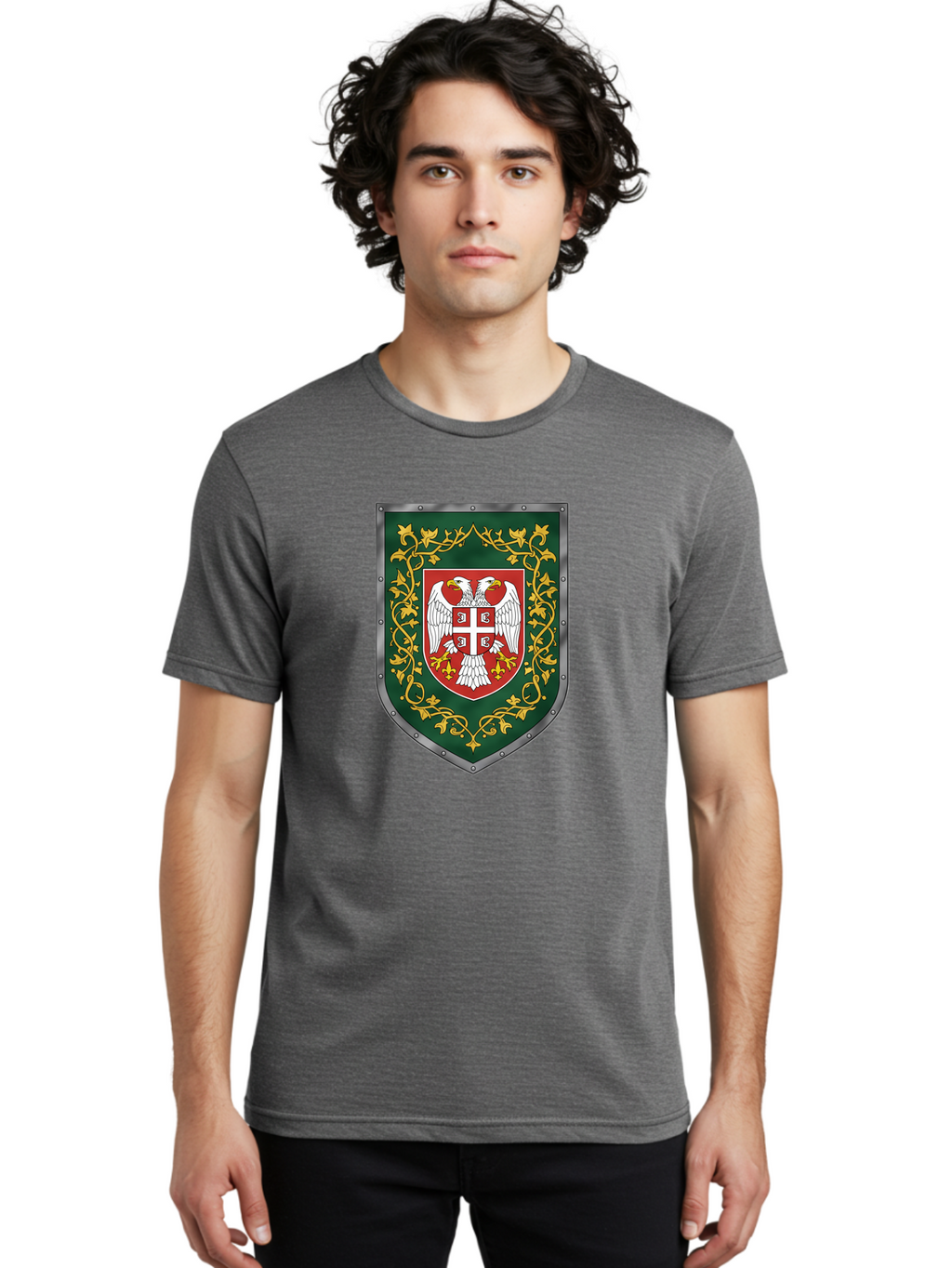 Coat-Of-Arms-Shield Men'S Graphic Tee, 100% Cotton, Comfortable Casual Summer Wear, Machine Washable, Vintage Camera, Old Camera, Antique Camera, Black Camera, Classic Photography, Photography Equipment, Nostalgic Device, Film Camera, Bag311