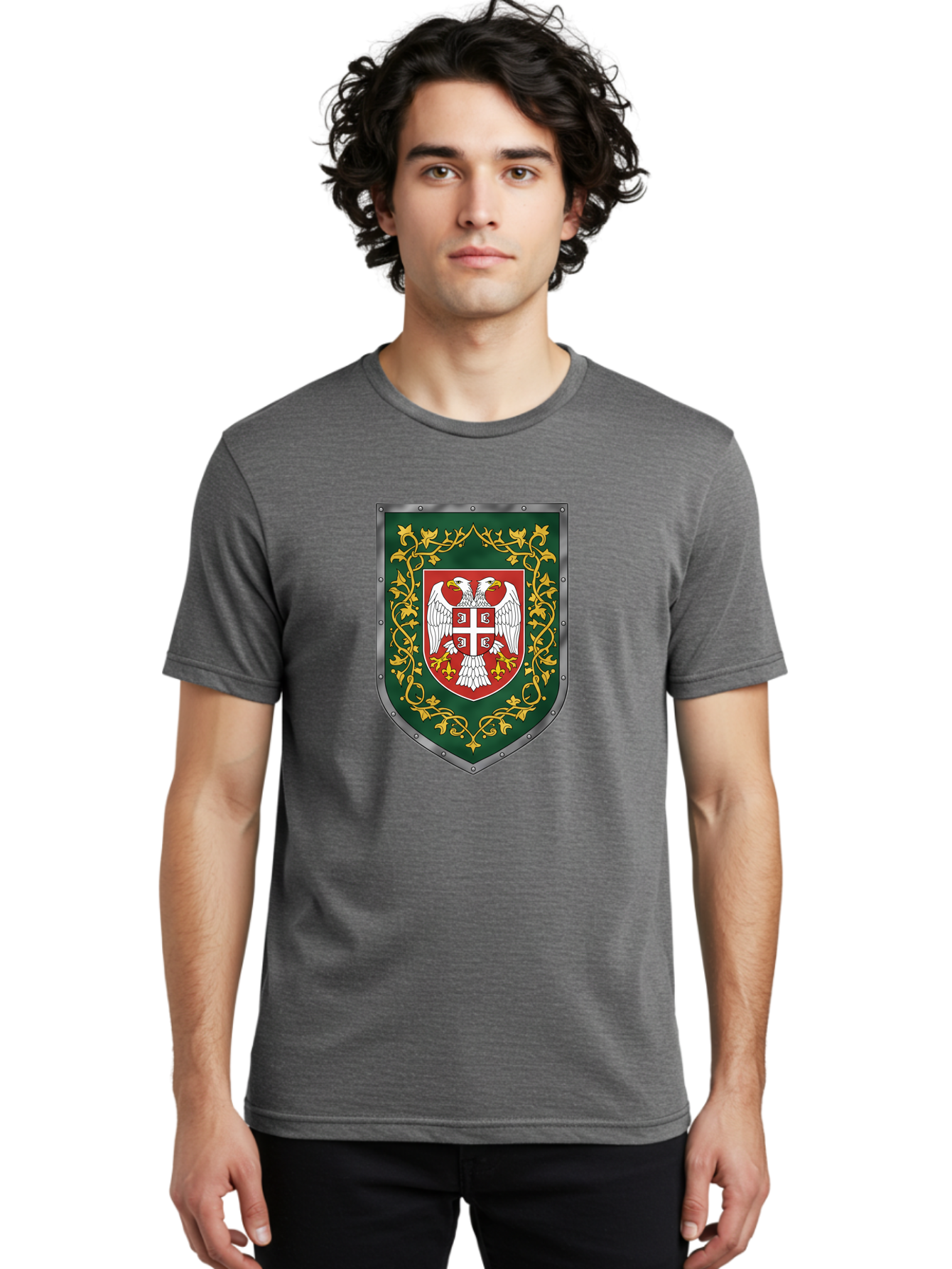Coat-Of-Arms-Shield Men'S Graphic Tee, 100% Cotton, Comfortable Casual Summer Wear, Machine Washable, Vintage Camera, Old Camera, Antique Camera, Black Camera, Classic Photography, Photography Equipment, Nostalgic Device, Film Camera, Bag311