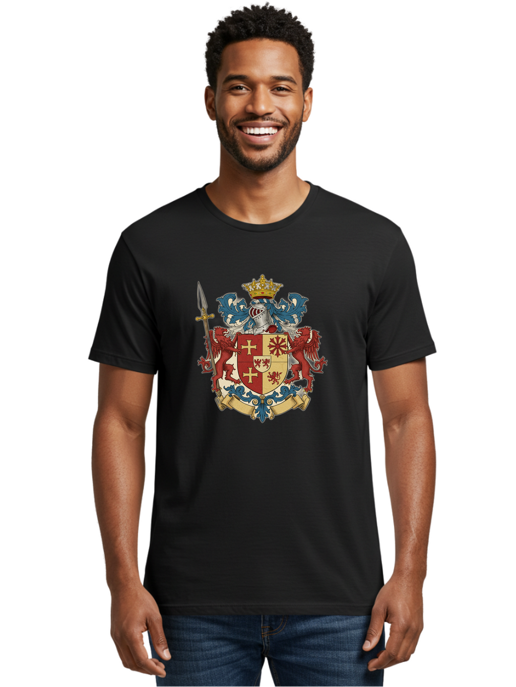 Coat-Of-Arms Men'S Graphic Tee, 100% Cotton, Comfortable Casual Summer Wear, Machine Washable, Vintage Camera, Old Camera, Antique Camera, Black Camera, Classic Photography, Photography Equipment, Nostalgic Device, Film Camera, Camera Art Bag312