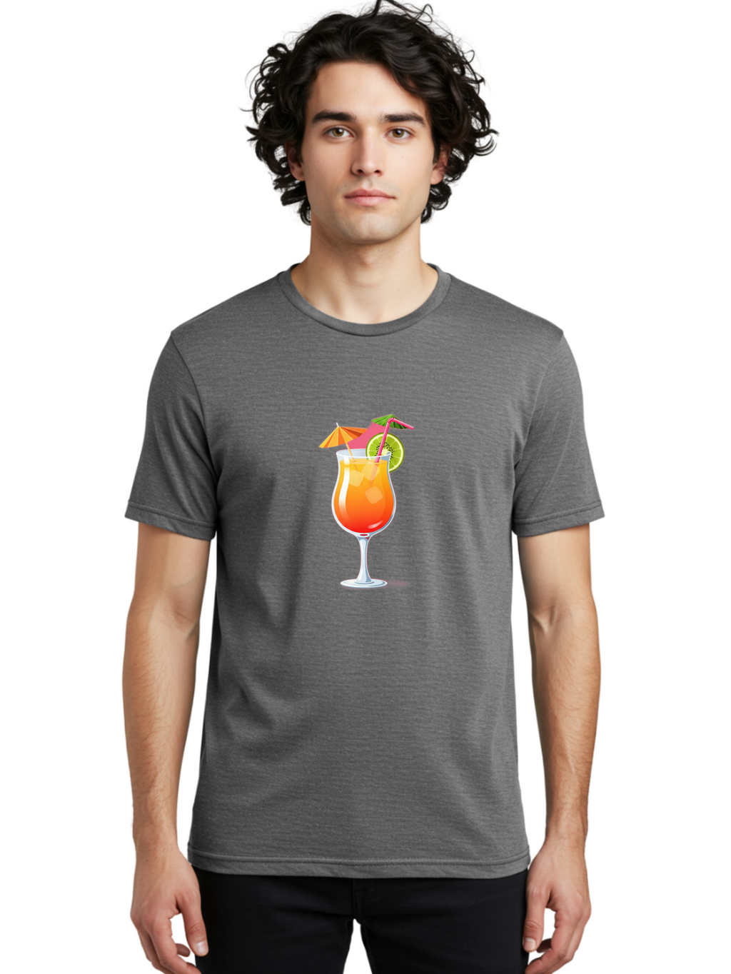 Cocktail-Glass Men'S Graphic Tee, 100% Cotton, Comfortable Casual Summer Wear, Machine Washable, Vintage Camera, Old Camera, Antique Camera, Black Camera, Classic Photography, Photography Equipment, Nostalgic Device, Film Camera, Camera Art Bag313