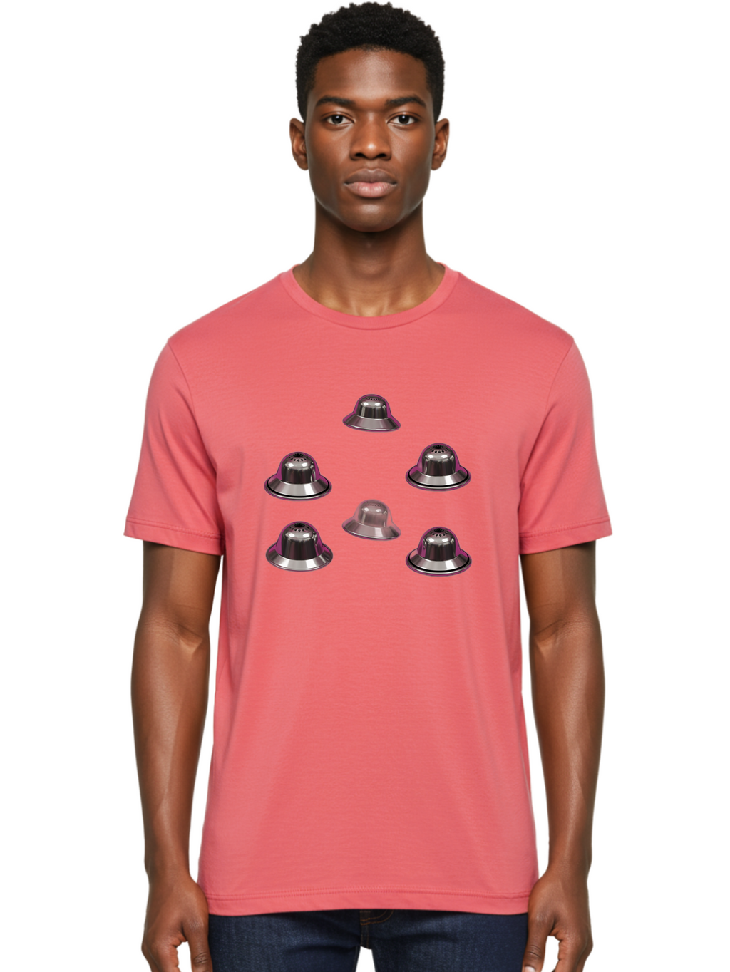Coffee-Capsules Men'S Graphic Tee, 100% Cotton, Comfortable Casual Summer Wear, Machine Washable, Vintage Camera, Old Camera, Antique Camera, Black Camera, Classic Photography, Photography Equipment, Nostalgic Device, Film Camera, Camera Art Bag317