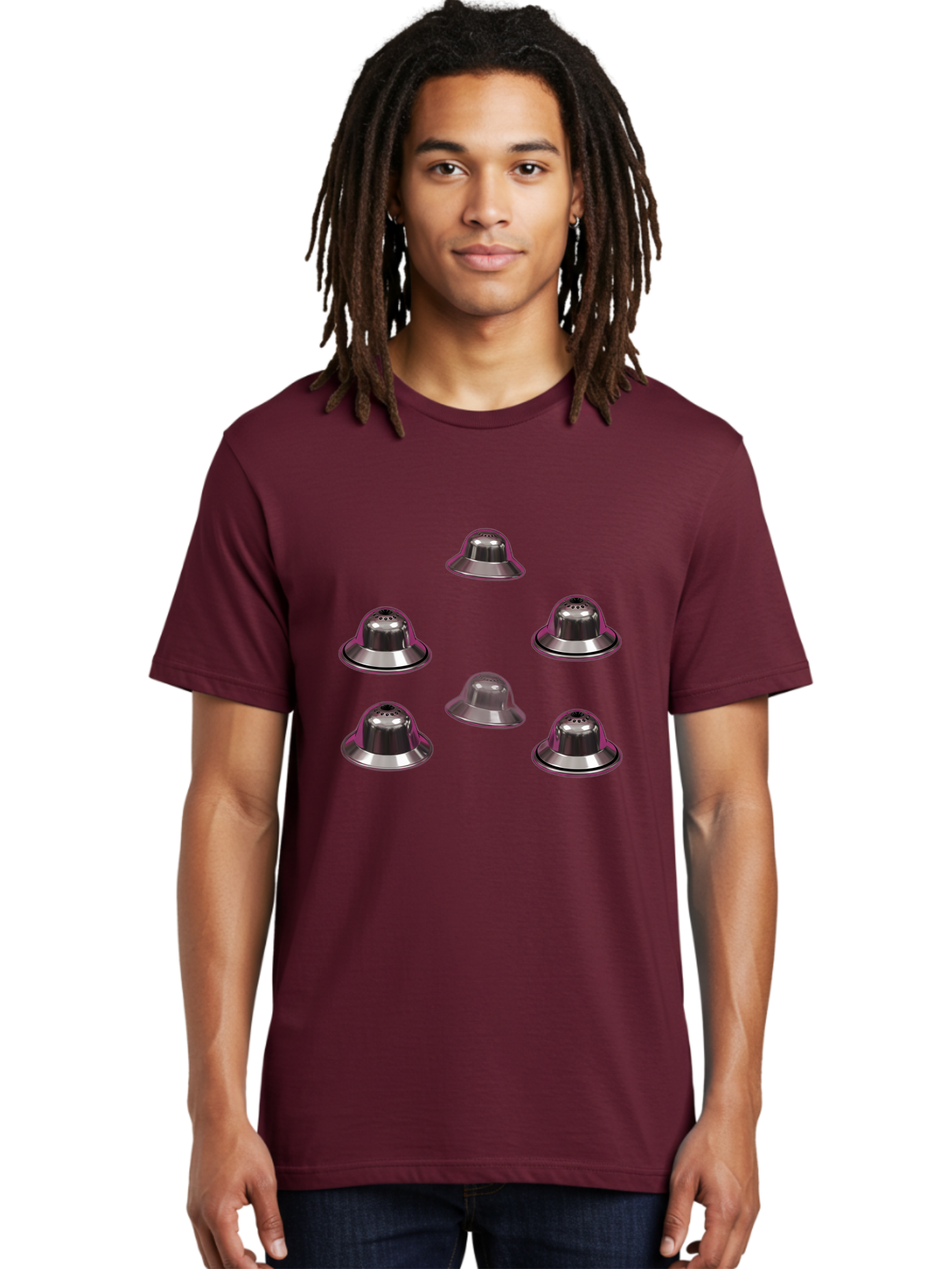 Coffee-Capsules Men'S Graphic Tee, 100% Cotton, Comfortable Casual Summer Wear, Machine Washable, Vintage Camera, Old Camera, Antique Camera, Black Camera, Classic Photography, Photography Equipment, Nostalgic Device, Film Camera, Camera Art Bag317