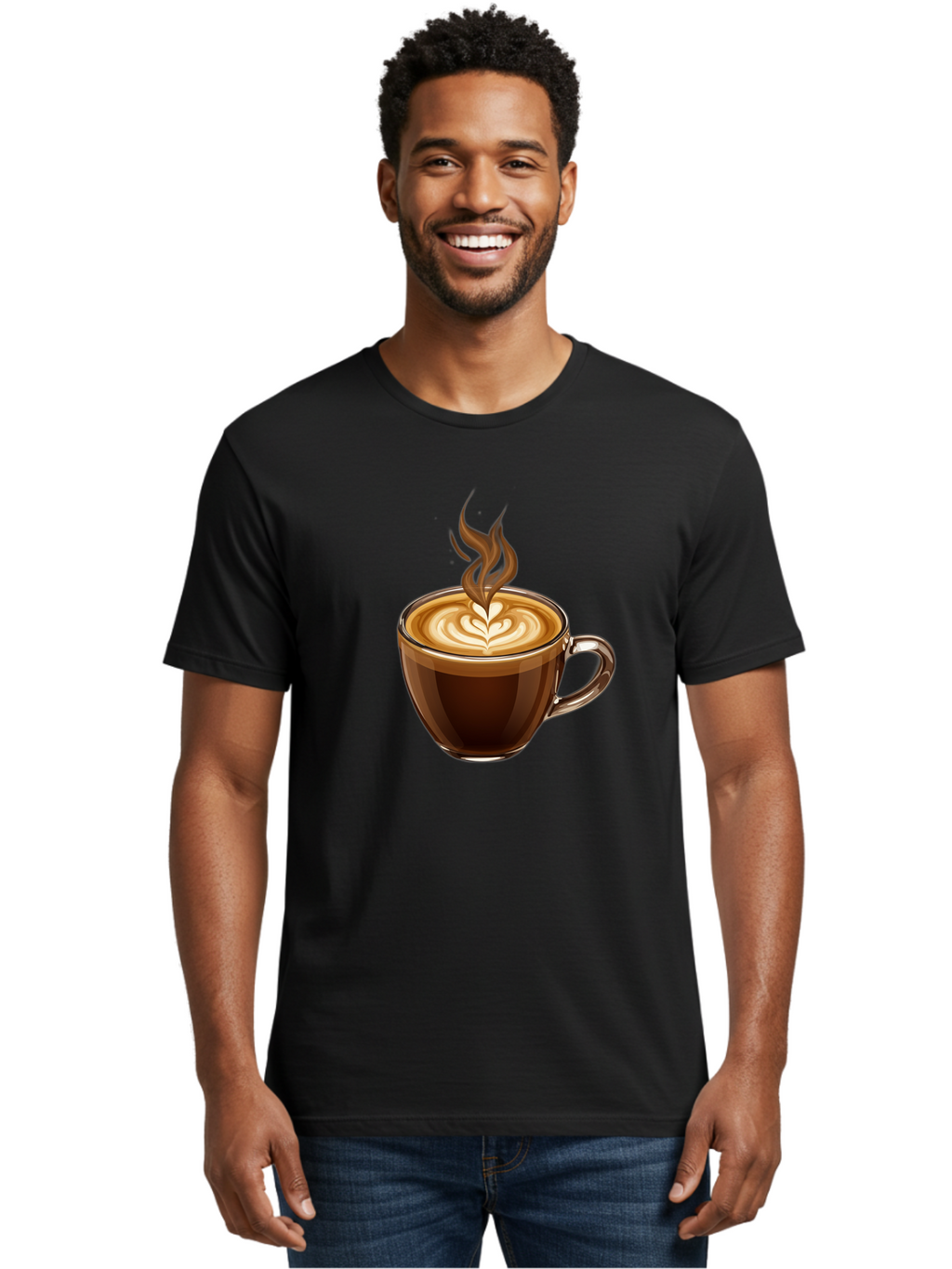 Coffee-Cup Men'S Graphic Tee, 100% Cotton, Comfortable Casual Summer Wear, Machine Washable, Vintage Camera, Old Camera, Antique Camera, Black Camera, Classic Photography, Photography Equipment, Nostalgic Device, Film Camera, Camera Art Bag318
