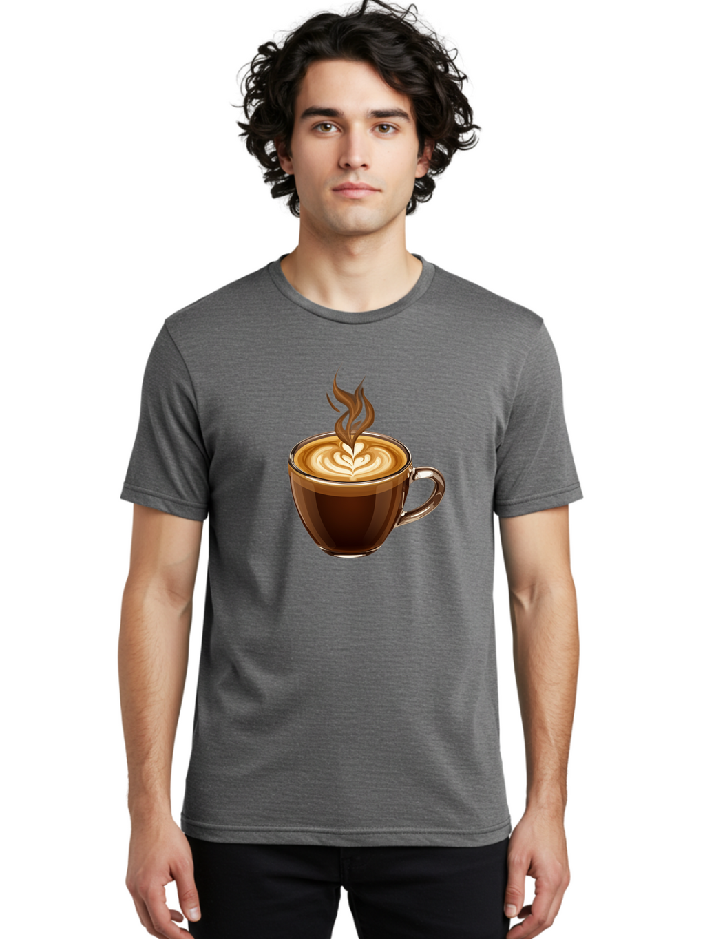 Coffee-Cup Men'S Graphic Tee, 100% Cotton, Comfortable Casual Summer Wear, Machine Washable, Vintage Camera, Old Camera, Antique Camera, Black Camera, Classic Photography, Photography Equipment, Nostalgic Device, Film Camera, Camera Art Bag318