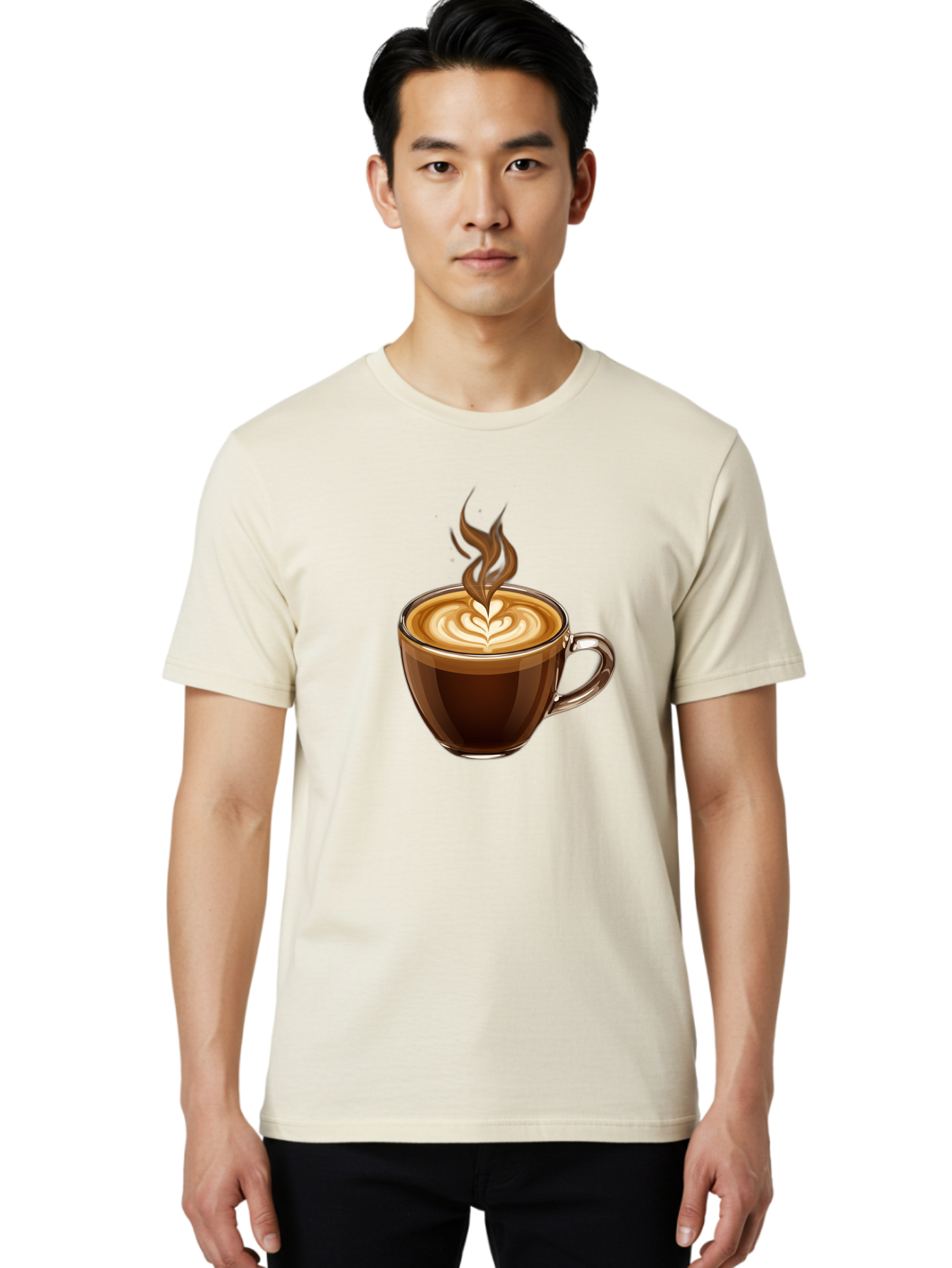 Coffee-Cup Men'S Graphic Tee, 100% Cotton, Comfortable Casual Summer Wear, Machine Washable, Vintage Camera, Old Camera, Antique Camera, Black Camera, Classic Photography, Photography Equipment, Nostalgic Device, Film Camera, Camera Art Bag318