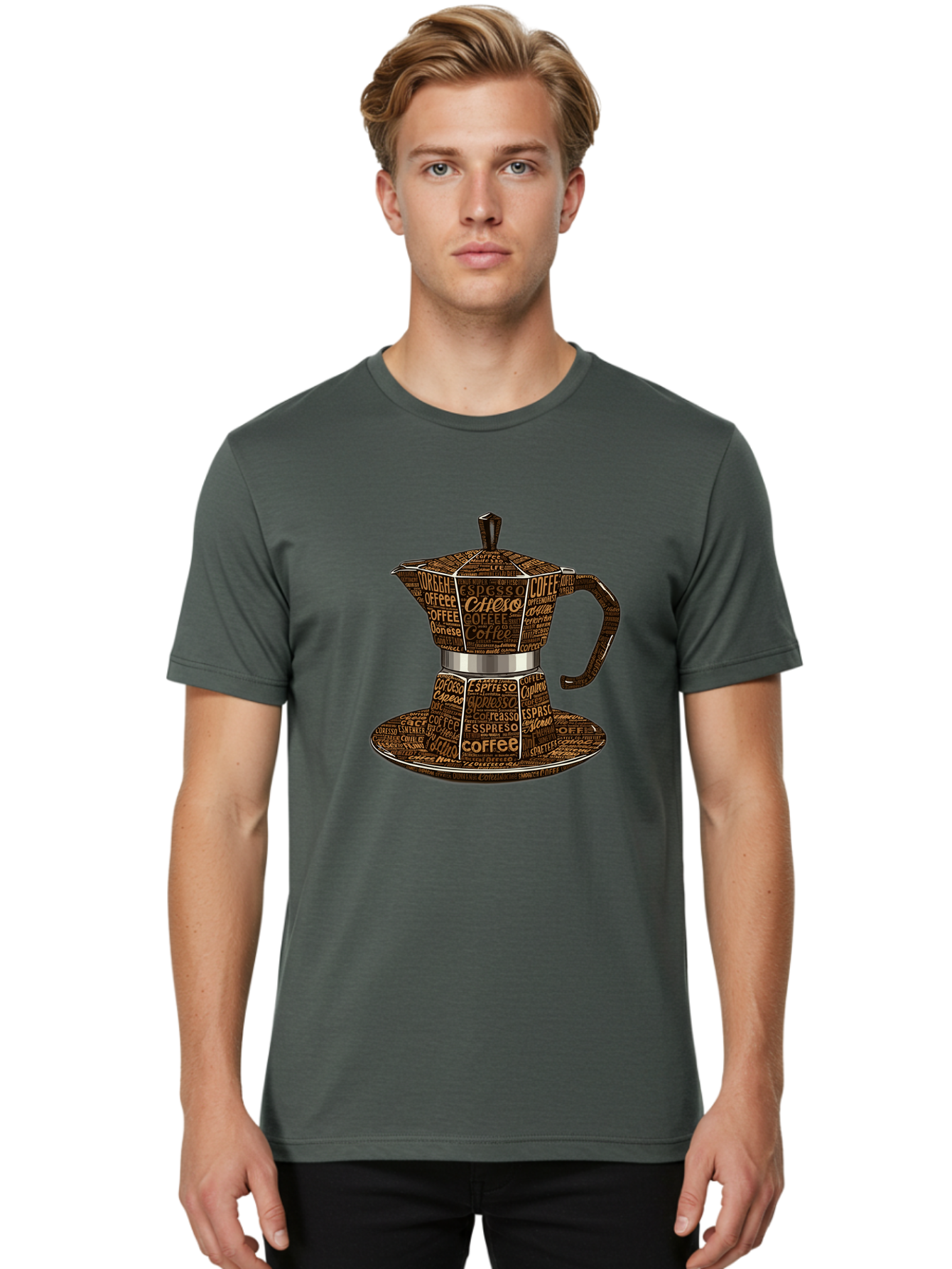 Coffee-Maker Men'S Graphic Tee, 100% Cotton, Comfortable Casual Summer Wear, Machine Washable, Vintage Camera, Old Camera, Antique Camera, Black Camera, Classic Photography, Photography Equipment, Nostalgic Device, Film Camera, Camera Art Bag319