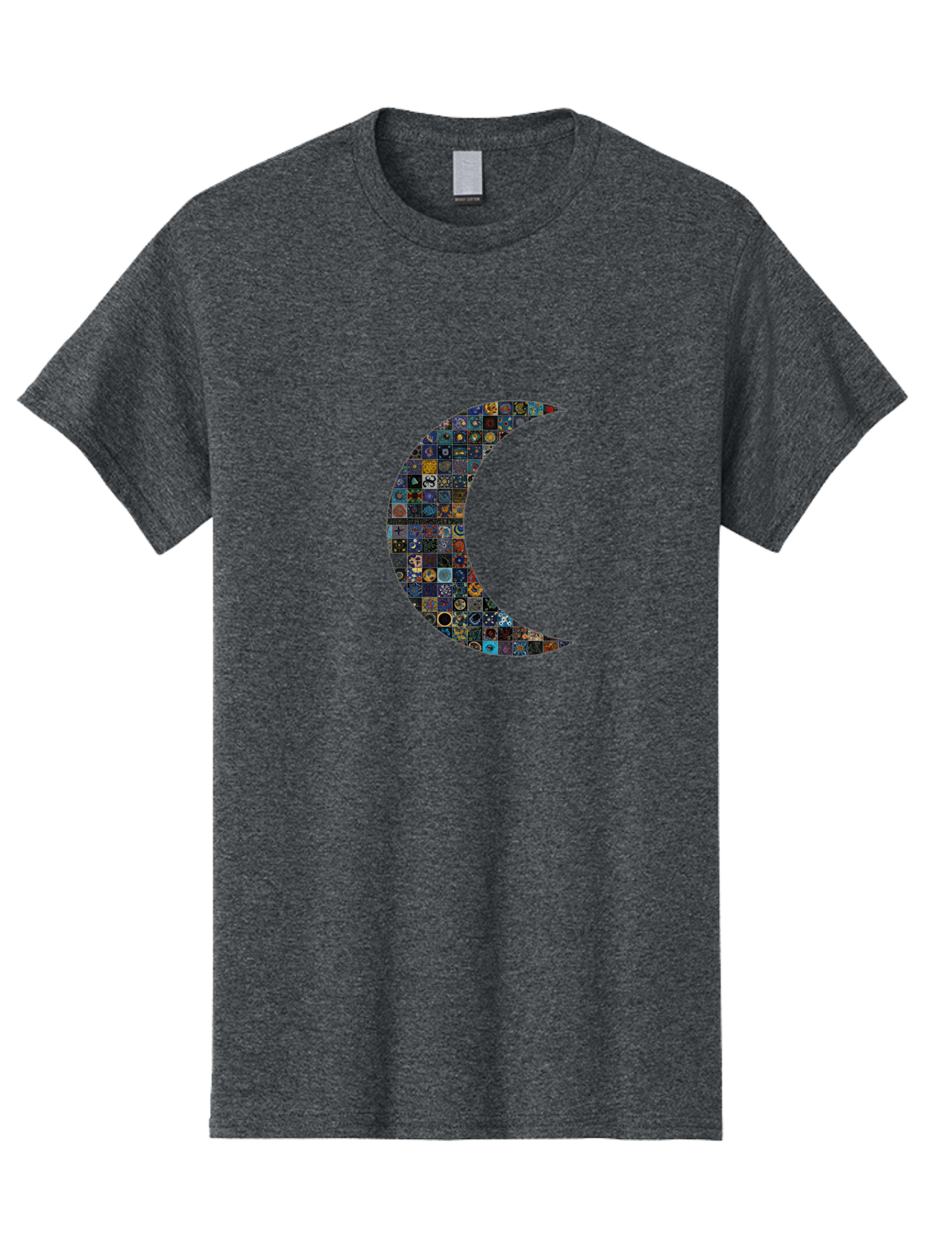 Collage-Crescent-Moon Men'S Graphic Tee, 100% Cotton, Comfortable Casual Summer Wear, Machine Washable, Vintage Camera, Old Camera, Antique Camera, Black Camera, Classic Photography, Photography Equipment, Nostalgic Device, Film Camera, Bag322