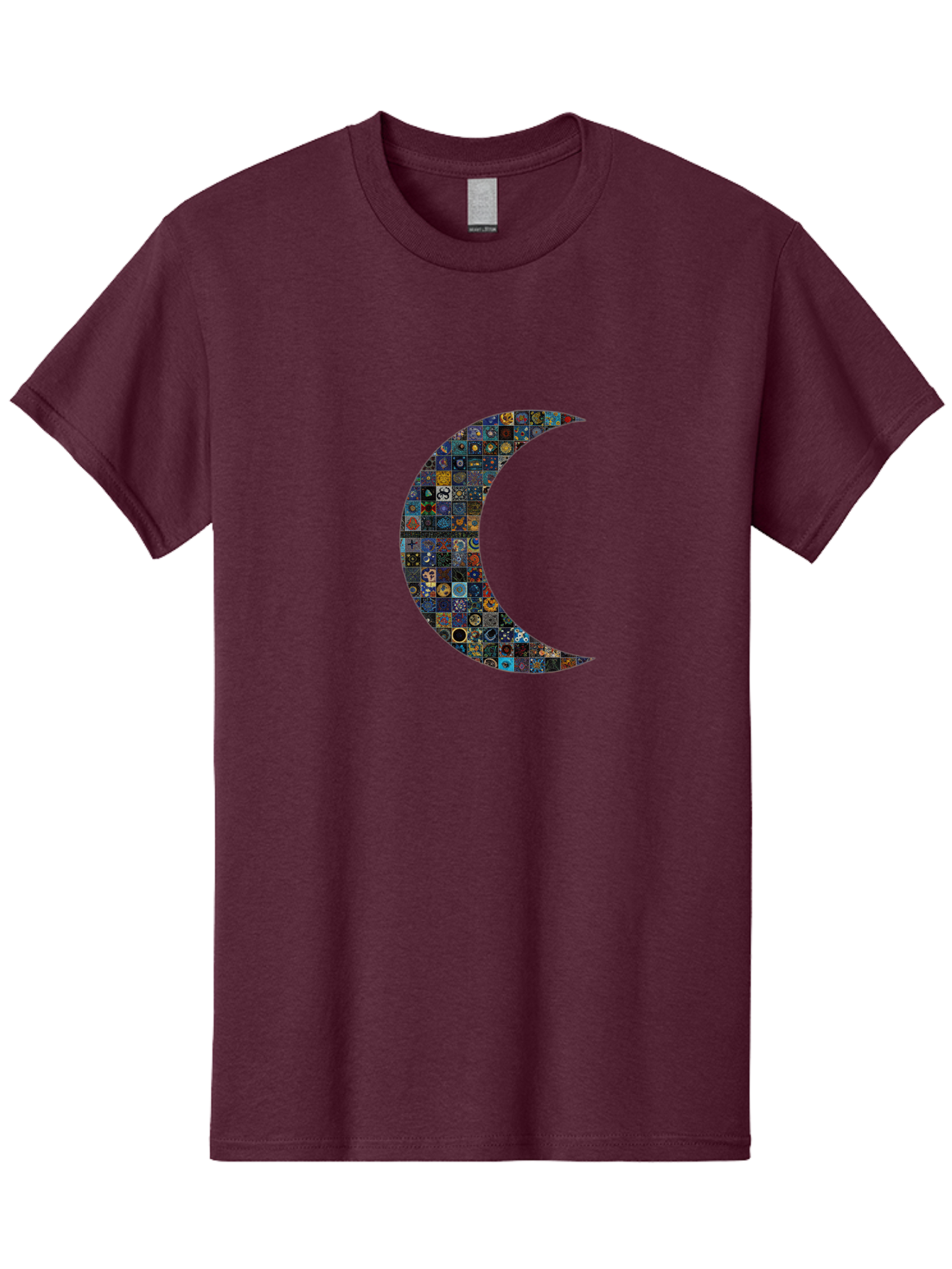 Collage-Crescent-Moon Men'S Graphic Tee, 100% Cotton, Comfortable Casual Summer Wear, Machine Washable, Vintage Camera, Old Camera, Antique Camera, Black Camera, Classic Photography, Photography Equipment, Nostalgic Device, Film Camera, Bag322