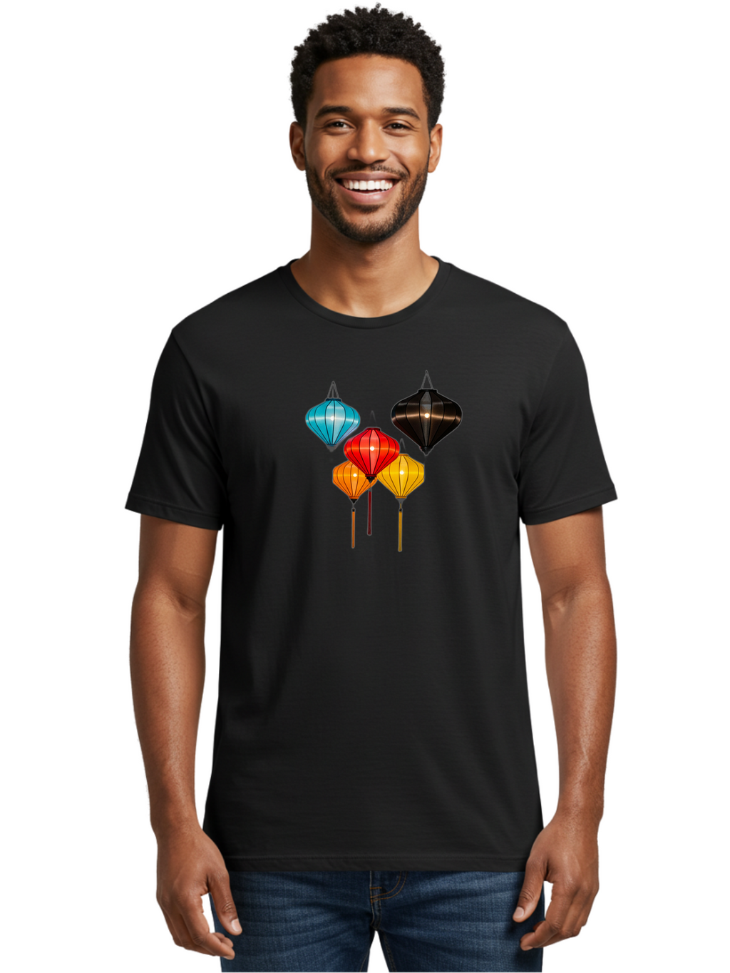 Colorful-Lanterns Men'S Graphic Tee, 100% Cotton, Comfortable Casual Summer Wear, Machine Washable, Vintage Camera, Old Camera, Antique Camera, Black Camera, Classic Photography, Photography Equipment, Nostalgic Device, Film Camera, Camera Art Bag324