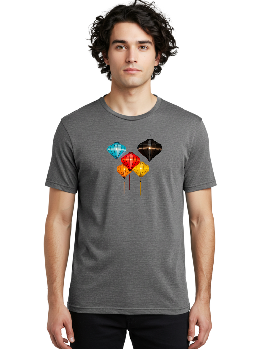 Colorful-Lanterns Men'S Graphic Tee, 100% Cotton, Comfortable Casual Summer Wear, Machine Washable, Vintage Camera, Old Camera, Antique Camera, Black Camera, Classic Photography, Photography Equipment, Nostalgic Device, Film Camera, Camera Art Bag324