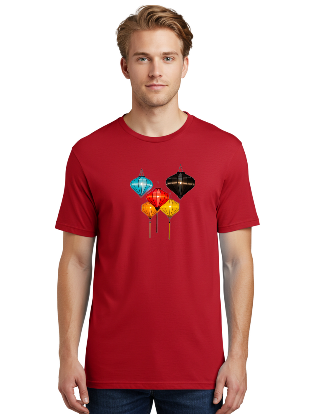 Colorful-Lanterns Men'S Graphic Tee, 100% Cotton, Comfortable Casual Summer Wear, Machine Washable, Vintage Camera, Old Camera, Antique Camera, Black Camera, Classic Photography, Photography Equipment, Nostalgic Device, Film Camera, Camera Art Bag324