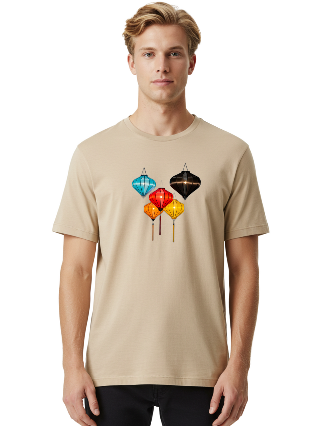 Colorful-Lanterns Men'S Graphic Tee, 100% Cotton, Comfortable Casual Summer Wear, Machine Washable, Vintage Camera, Old Camera, Antique Camera, Black Camera, Classic Photography, Photography Equipment, Nostalgic Device, Film Camera, Camera Art Bag324