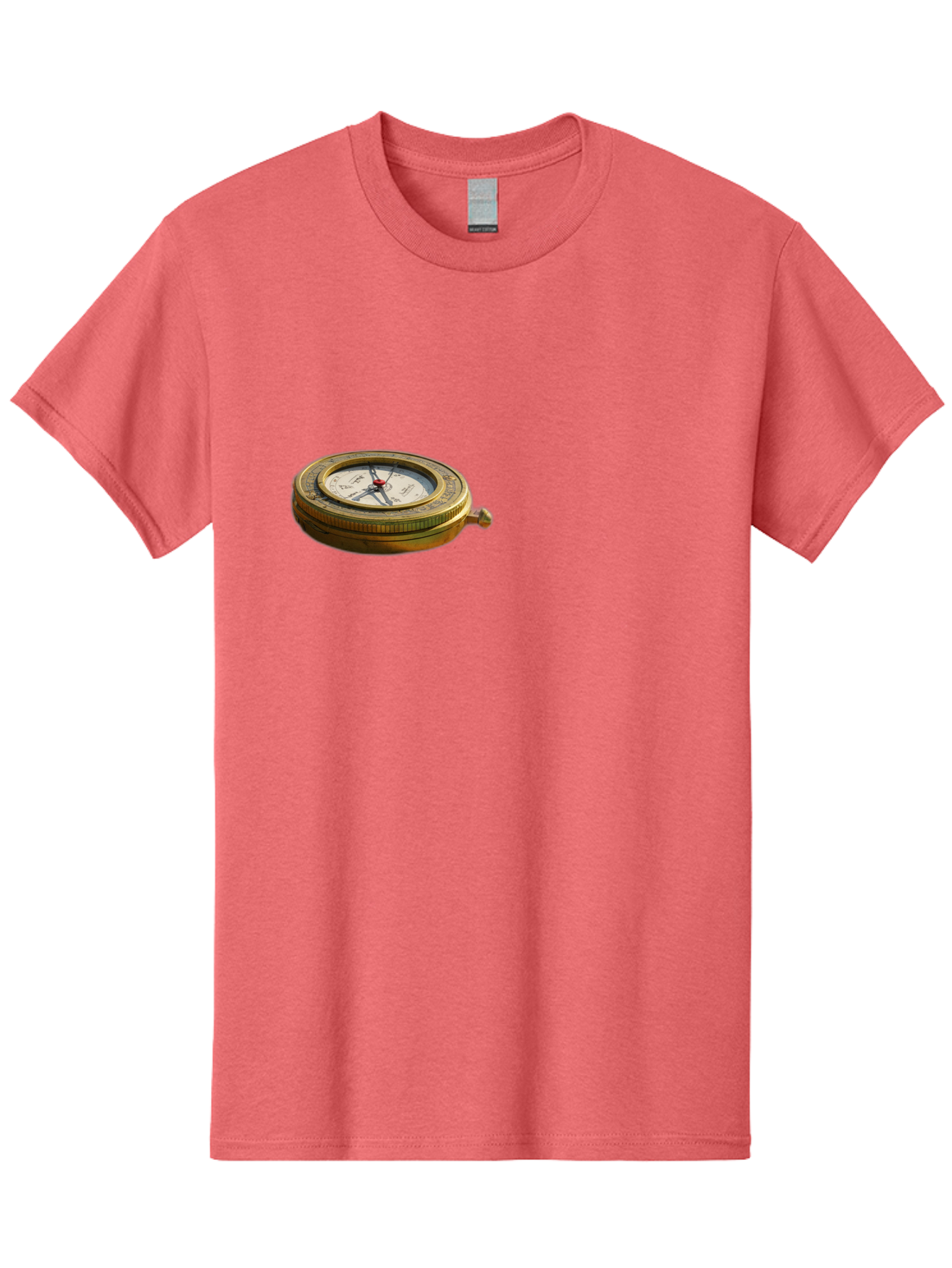 Compass Men'S Graphic Tee, 100% Cotton, Comfortable Casual Summer Wear, Machine Washable, Vintage Camera, Old Camera, Antique Camera, Black Camera, Classic Photography, Photography Equipment, Nostalgic Device, Film Camera, Camera Art Bag329