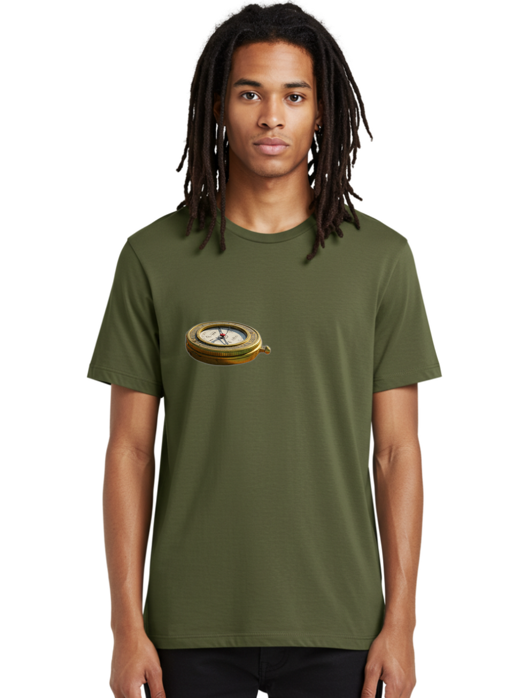 Compass Men'S Graphic Tee, 100% Cotton, Comfortable Casual Summer Wear, Machine Washable, Vintage Camera, Old Camera, Antique Camera, Black Camera, Classic Photography, Photography Equipment, Nostalgic Device, Film Camera, Camera Art Bag329