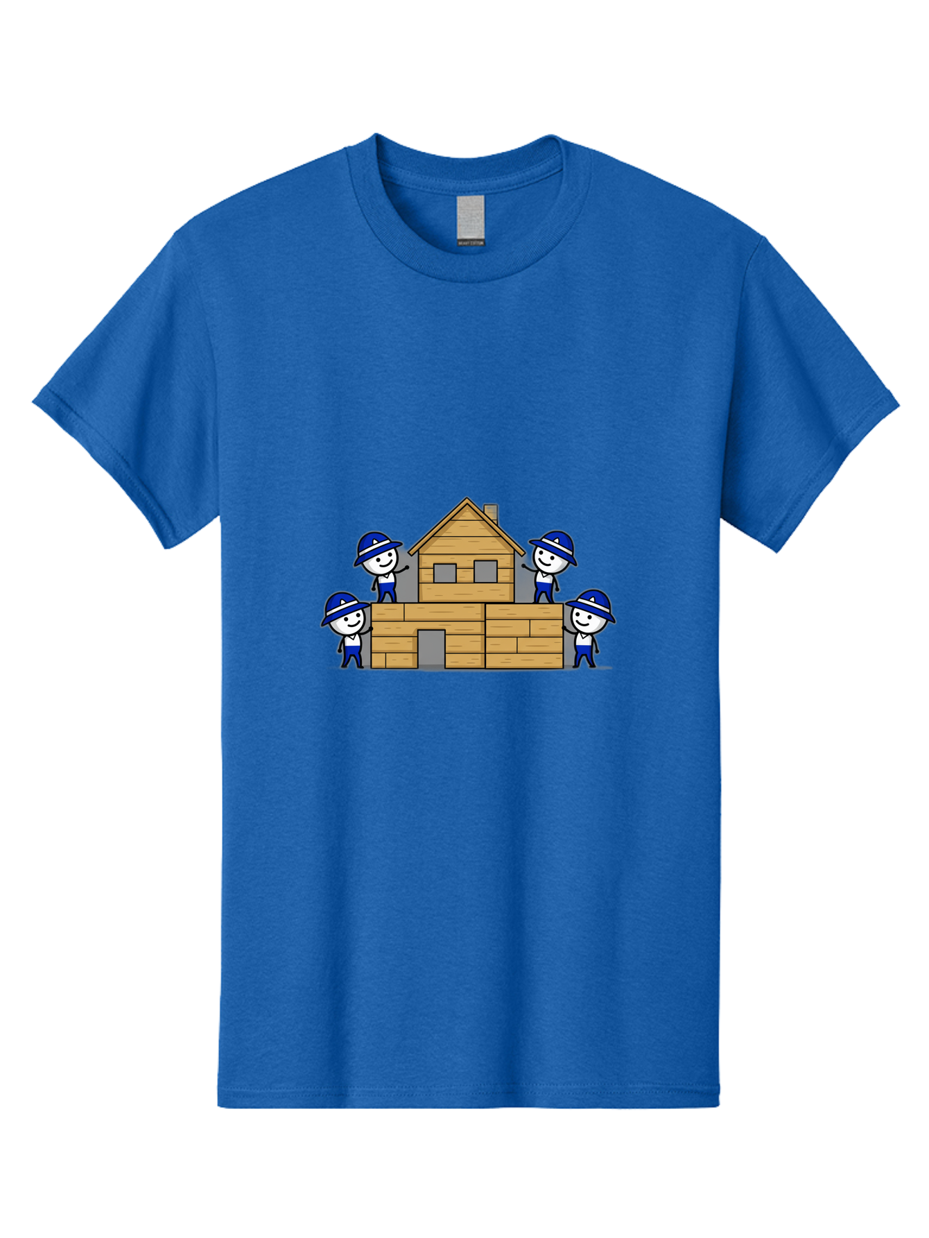 Construction-Workers-Building-House Men'S Graphic Tee, 100% Cotton, Comfortable Casual Summer Wear, Machine Washable, Vintage Camera, Old Camera, Antique Camera, Black Camera, Classic Photography, Photography Equipment, Nostalgic Device, Bag332