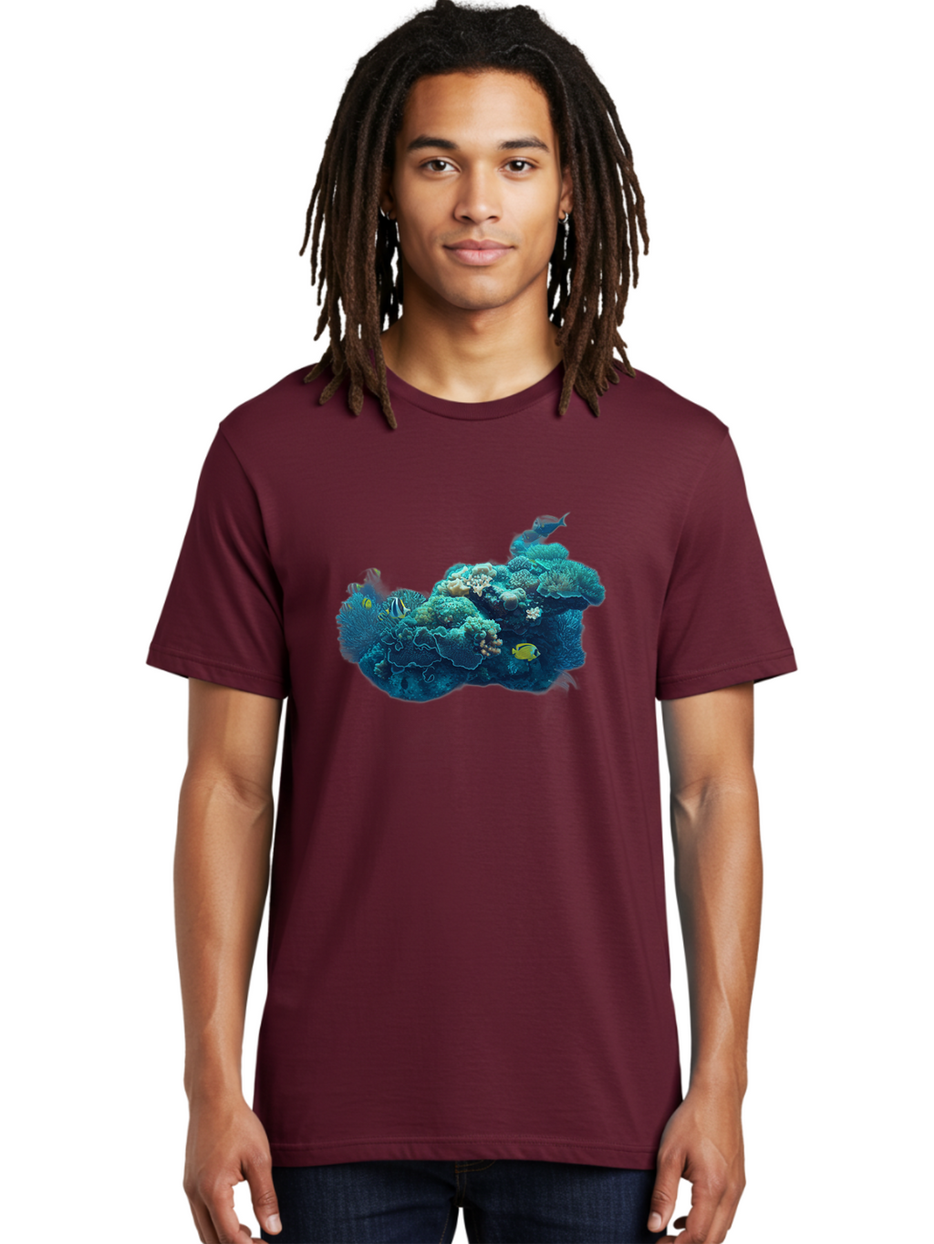 Coral-Reef-1 Men'S Graphic Tee, 100% Cotton, Comfortable Casual Summer Wear, Machine Washable, Vintage Camera, Old Camera, Antique Camera, Black Camera, Classic Photography, Photography Equipment, Nostalgic Device, Film Camera, Camera Art Bag334