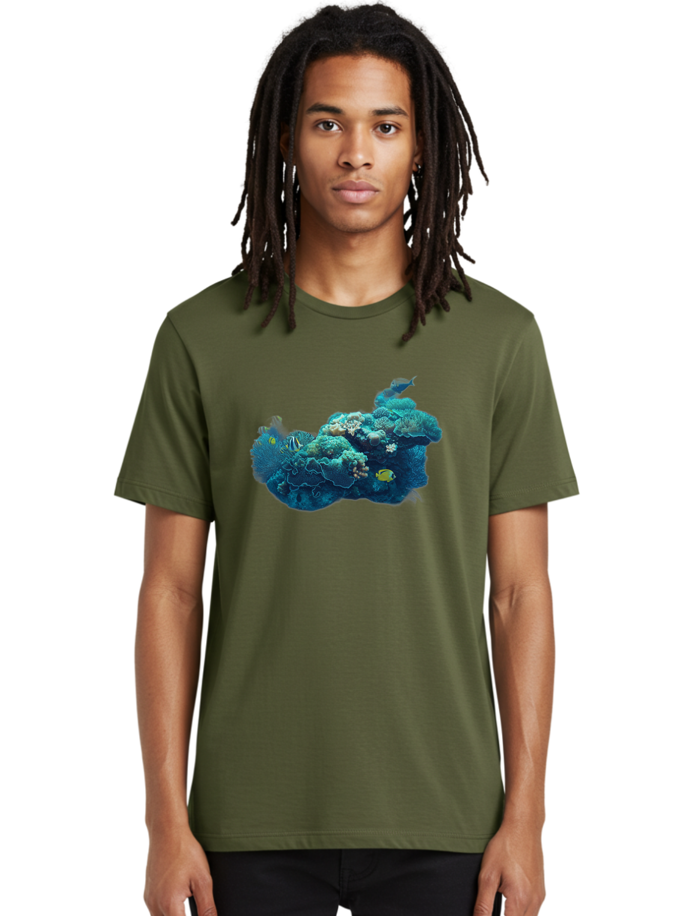 Coral-Reef-1 Men'S Graphic Tee, 100% Cotton, Comfortable Casual Summer Wear, Machine Washable, Vintage Camera, Old Camera, Antique Camera, Black Camera, Classic Photography, Photography Equipment, Nostalgic Device, Film Camera, Camera Art Bag334