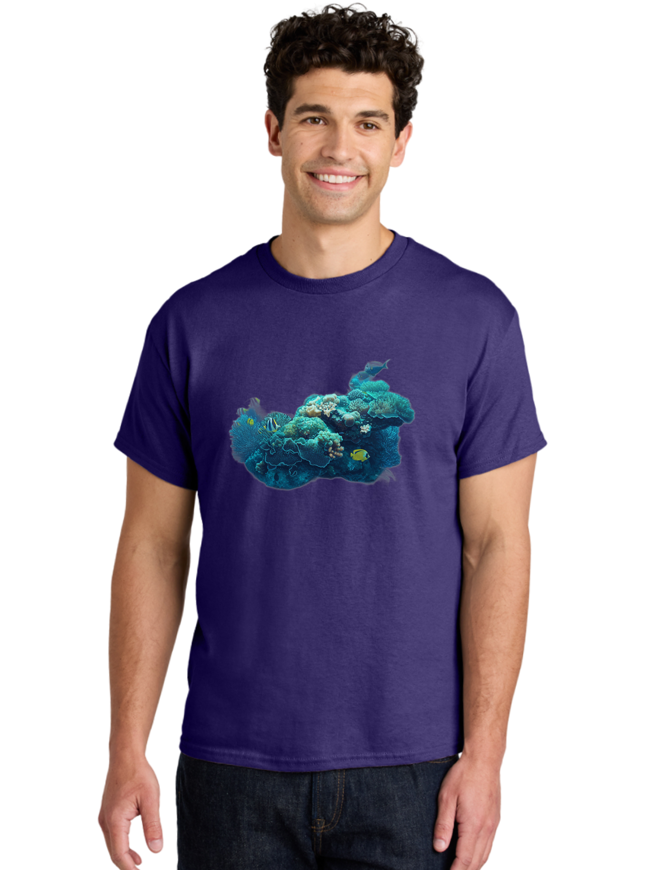 Coral-Reef-1 Men'S Graphic Tee, 100% Cotton, Comfortable Casual Summer Wear, Machine Washable, Vintage Camera, Old Camera, Antique Camera, Black Camera, Classic Photography, Photography Equipment, Nostalgic Device, Film Camera, Camera Art Bag334