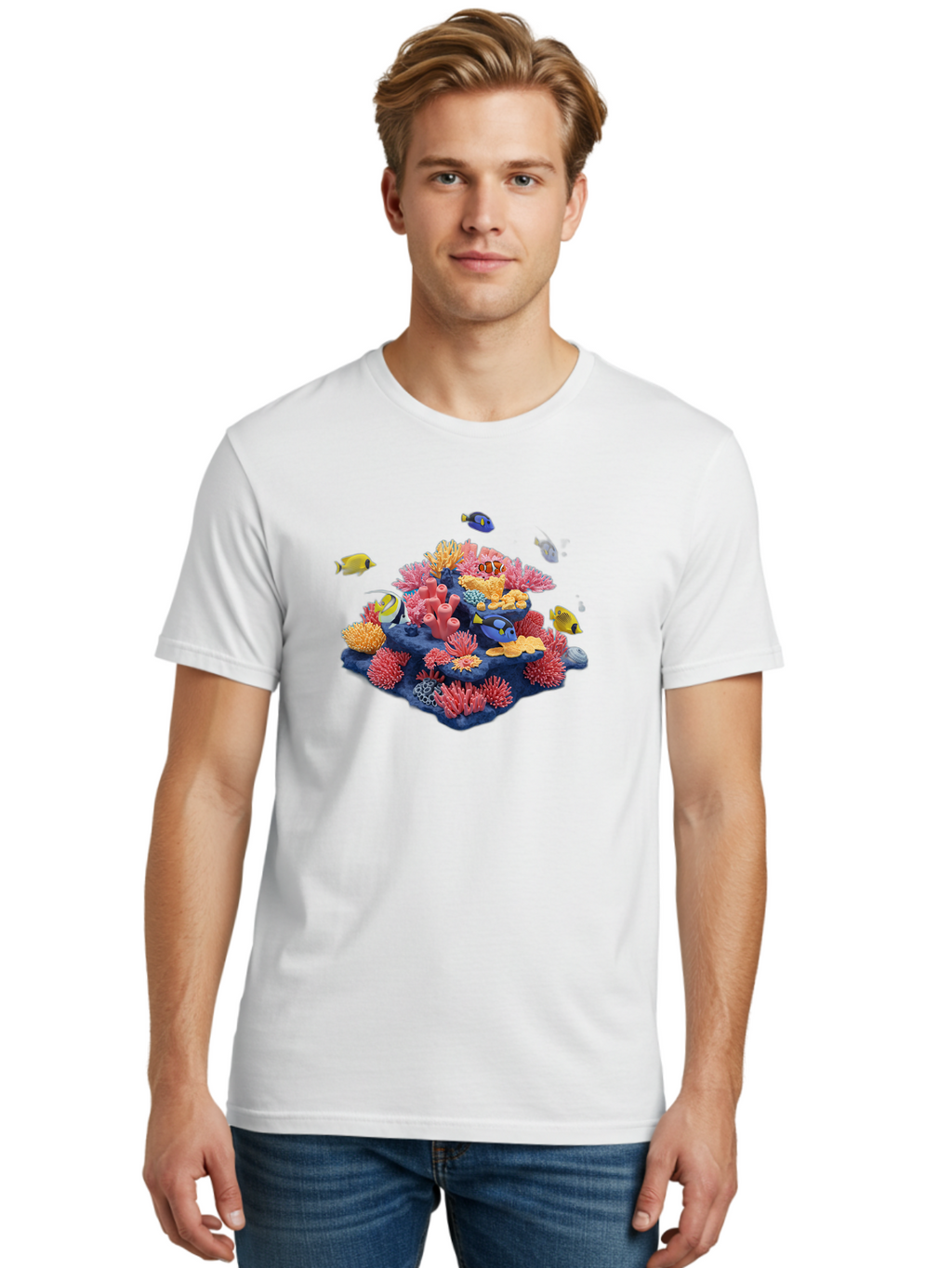Coral-Reef Men'S Graphic Tee, 100% Cotton, Comfortable Casual Summer Wear, Machine Washable, Vintage Camera, Old Camera, Antique Camera, Black Camera, Classic Photography, Photography Equipment, Nostalgic Device, Film Camera, Camera Art Bag335