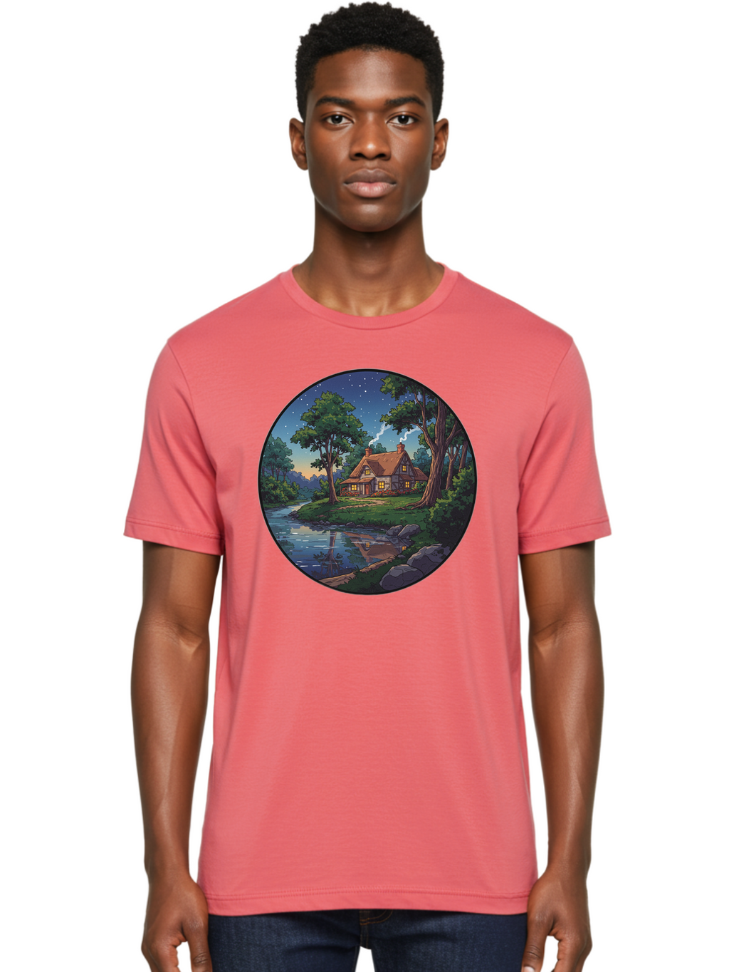 Cottage-By-The-River Men'S Graphic Tee, 100% Cotton, Comfortable Casual Summer Wear, Machine Washable, Vintage Camera, Old Camera, Antique Camera, Black Camera, Classic Photography, Photography Equipment, Nostalgic Device, Film Camera, Bag342