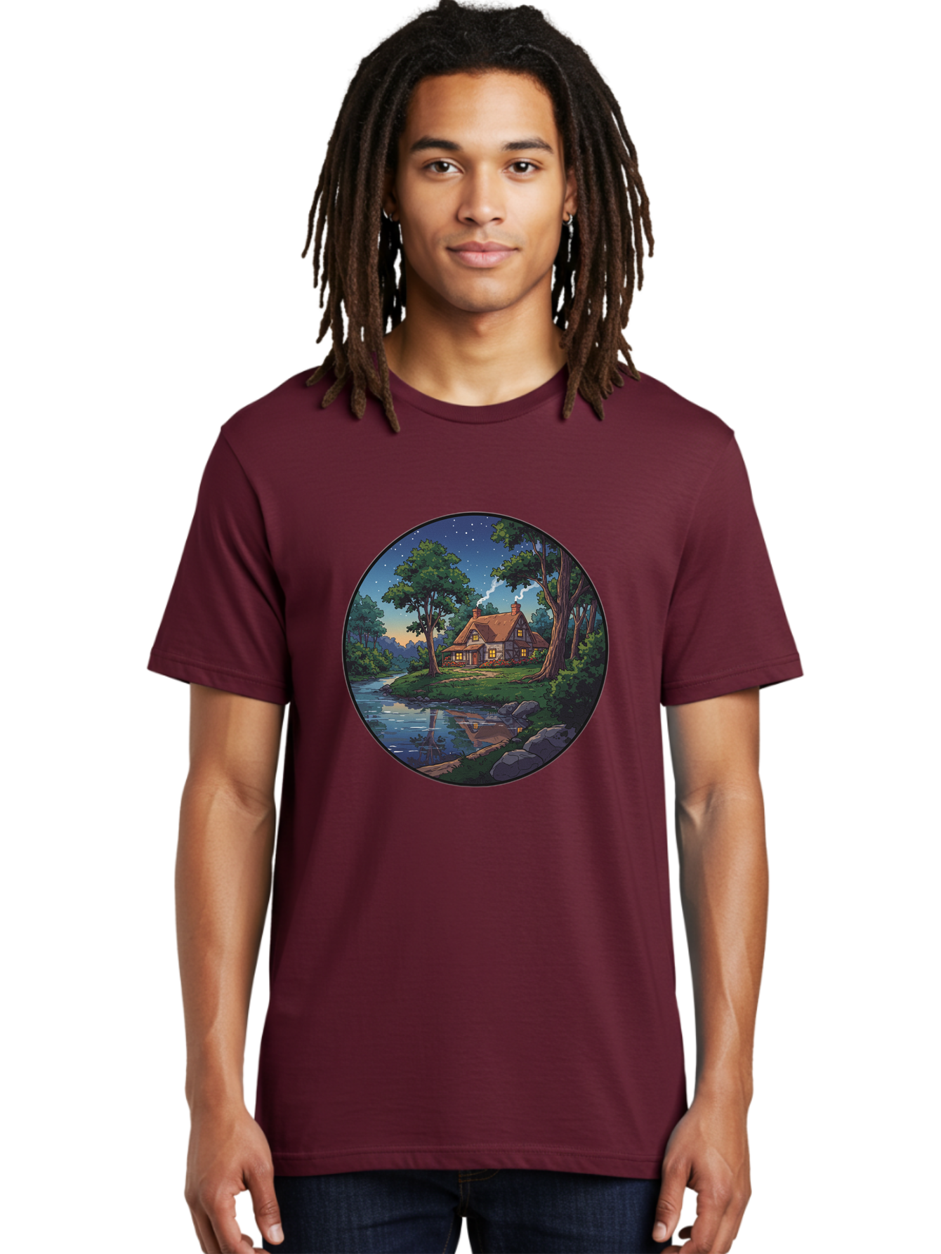 Cottage-By-The-River Men'S Graphic Tee, 100% Cotton, Comfortable Casual Summer Wear, Machine Washable, Vintage Camera, Old Camera, Antique Camera, Black Camera, Classic Photography, Photography Equipment, Nostalgic Device, Film Camera, Bag342